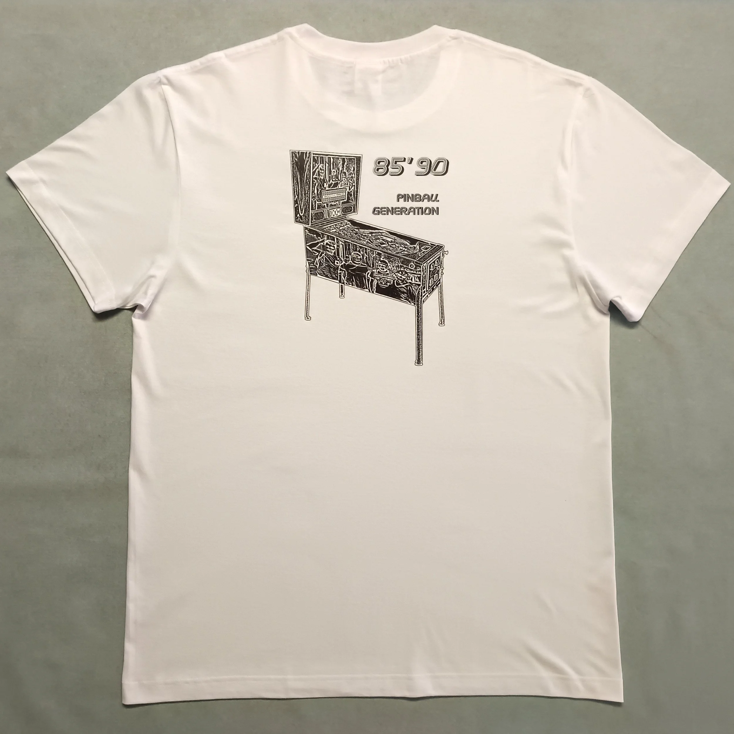 2073009125 T-Shirt 1985-90 Generation Pinball_V7 NOIR Fd.BLANC B.jpg