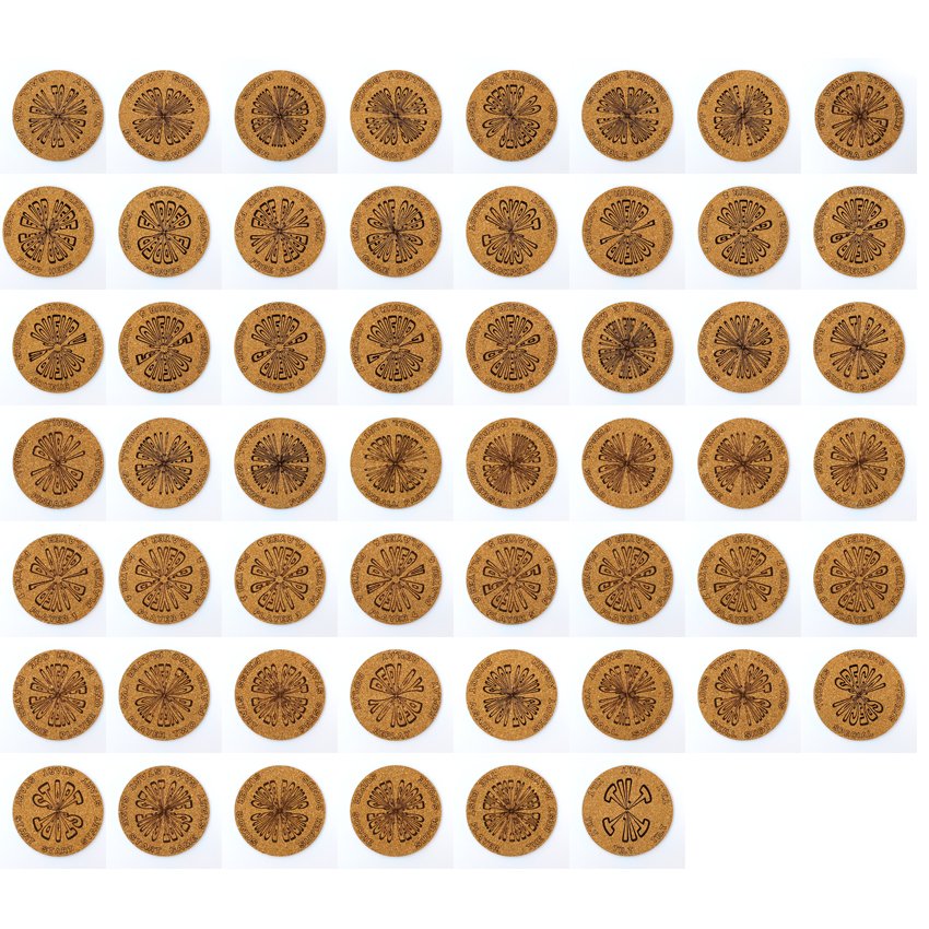 Sous-verre flipper slogan rond au choix, sous-bock décoratif inspiré pinball machines avec slogans cultes Extra Ball, Game Over, Jackpot, Multiball, Tilt, décoration, idée cadeau bar