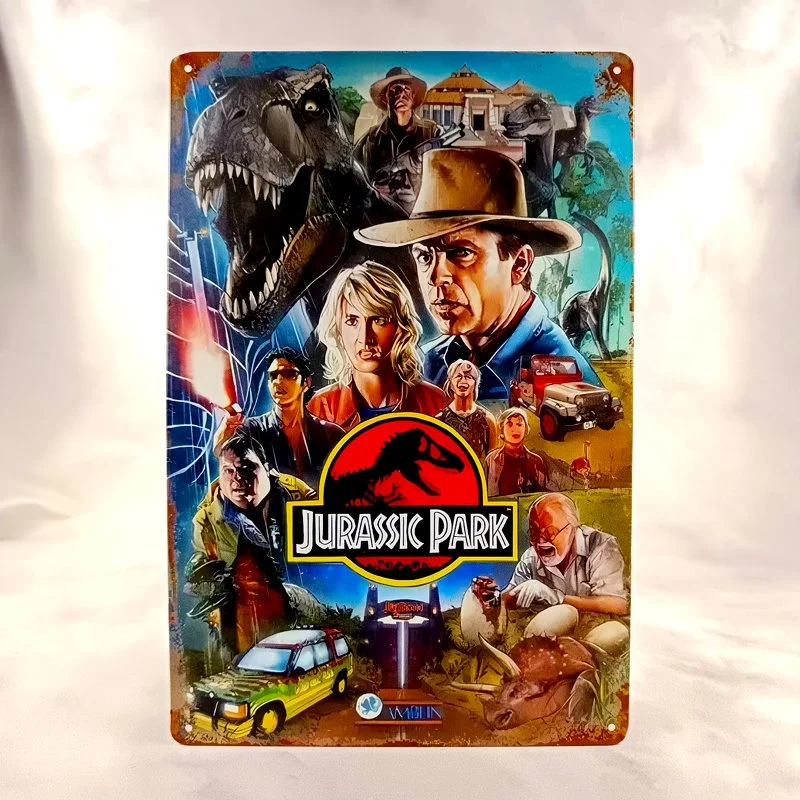 2050202447 JURASSIC PARK Caricature Personnages Logo bas Vieilli.jpg