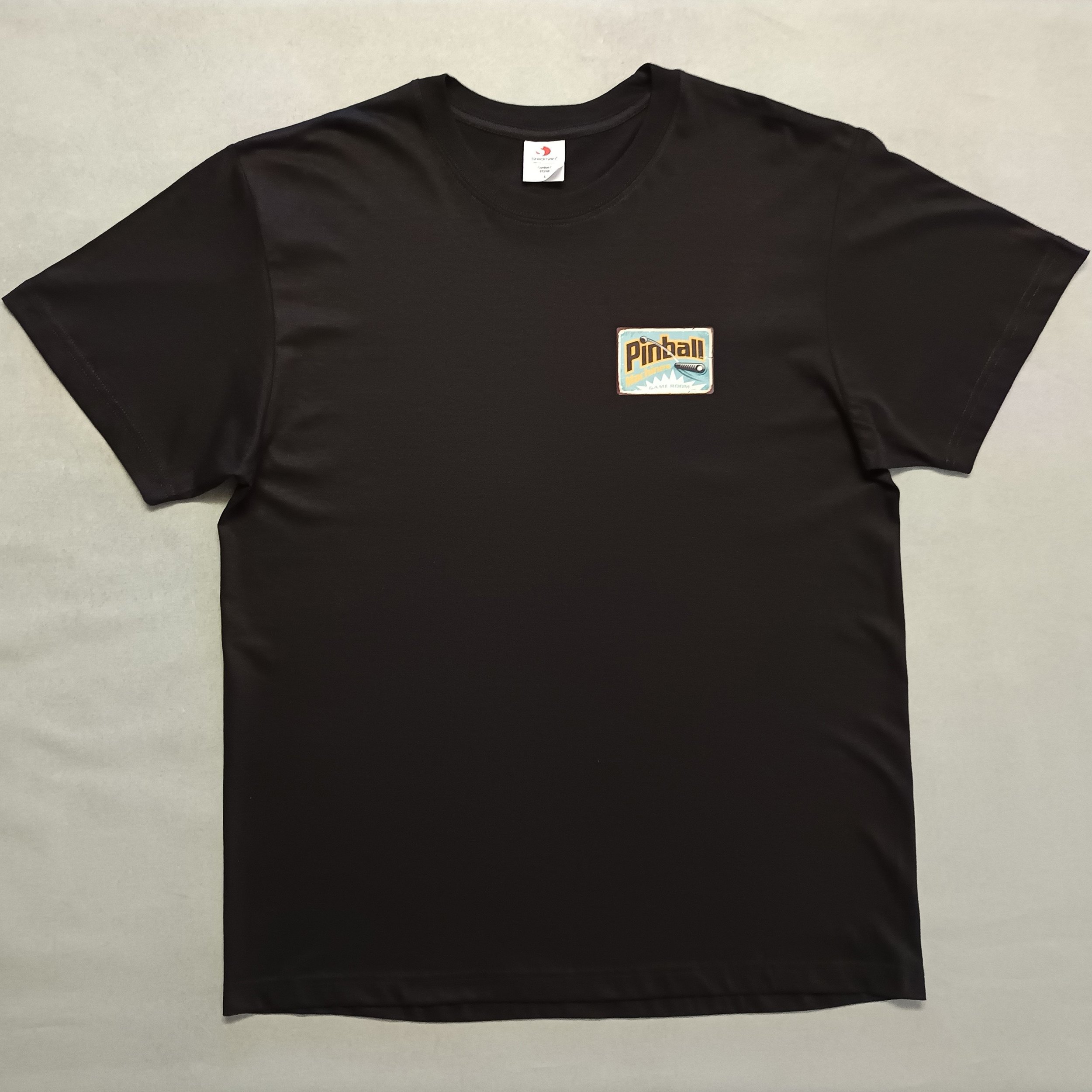 2073017415 T-Shirt PINBALL MACHINES GAME ROOM - v3 CTR NOIR A.jpg