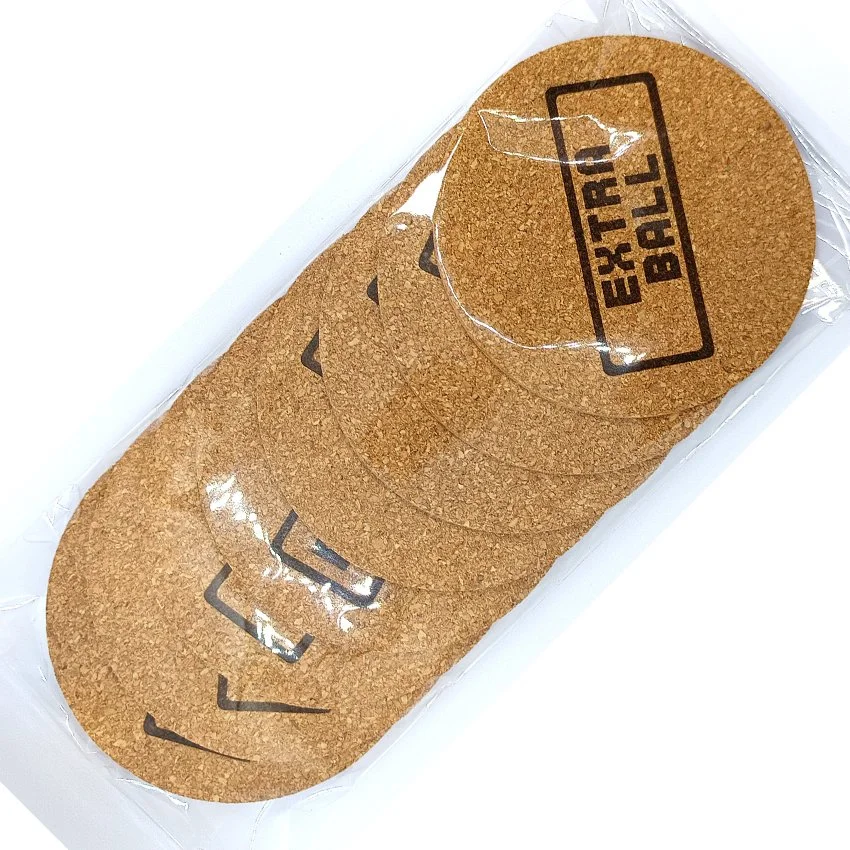 Pochette set lot Sous-verre flipper Dot Matrix en référence aux afficheurs de flipper sous-bock décoratif et décoration pinball rétro set de dessous de verre des flipp des années 90