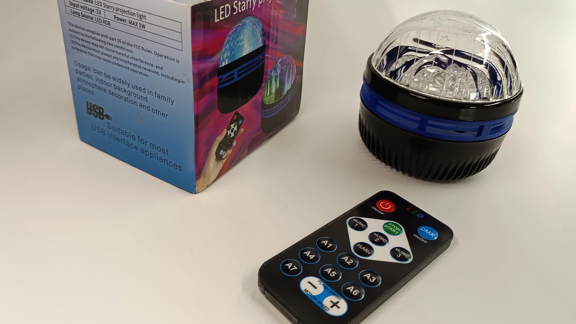 Lampe Led Ambiance - AURORA Aurores Boréales (Projecteur LED RGB de murs et Plafond)