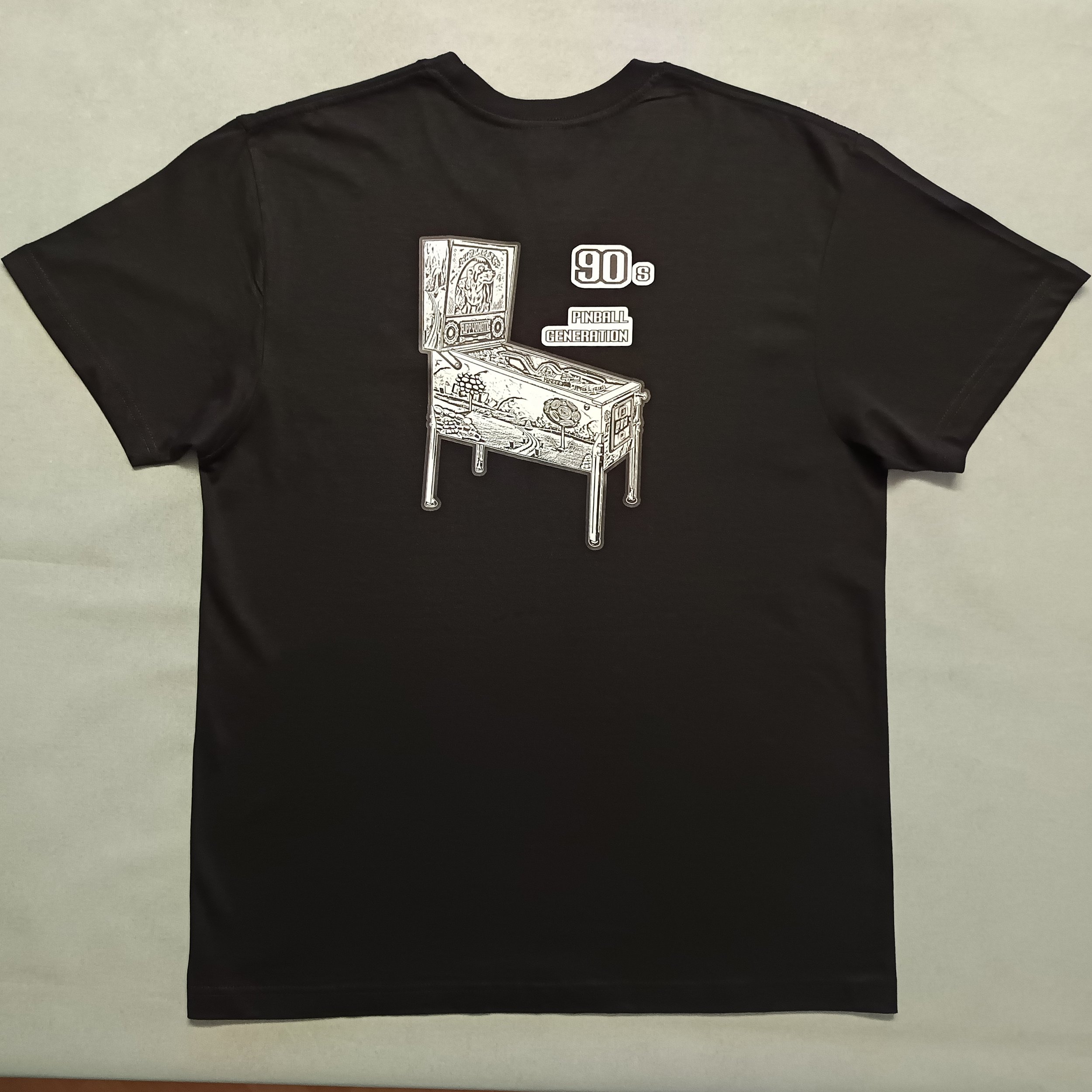 T-shirt thème 'Flipper' : GÉNÉRATION PINBALL 90's