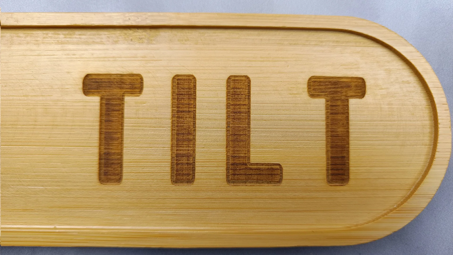 Plateau décoratif (Applique) Flipper - Bambou 24 cm