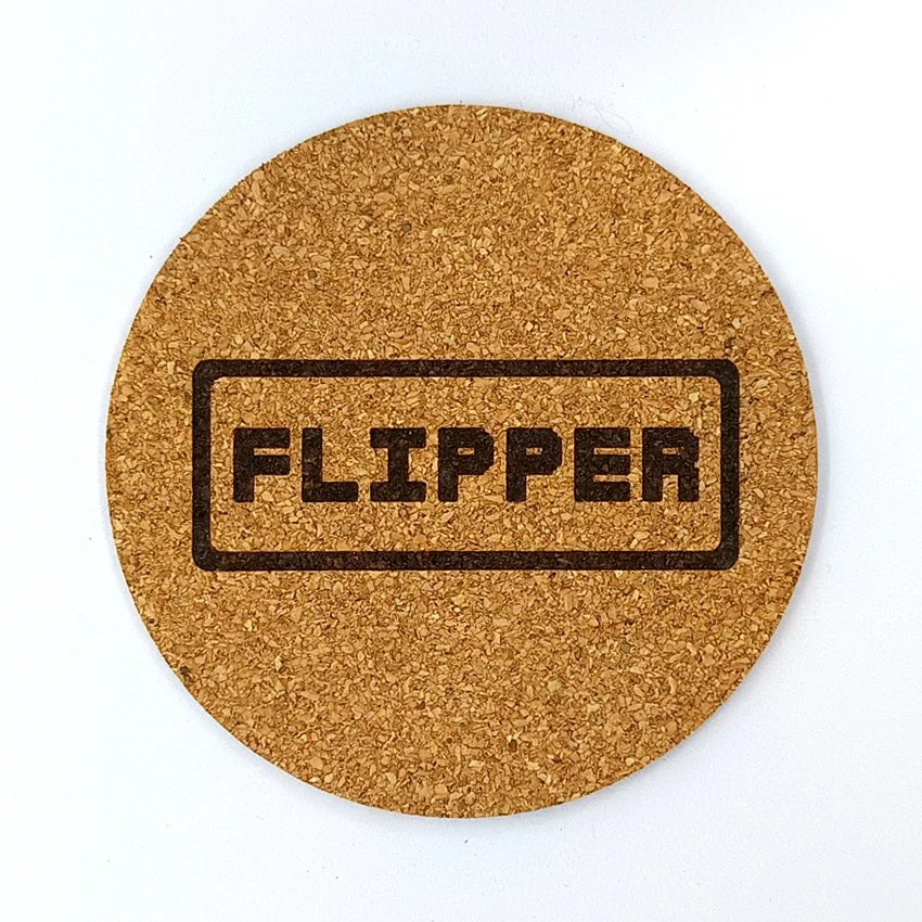 FLIPPER Sous-verre flipper Dot Matrix en référence aux afficheurs de flipper sous-bock décoratif et décoration pinball rétro set de dessous de verre des flipp des années 90