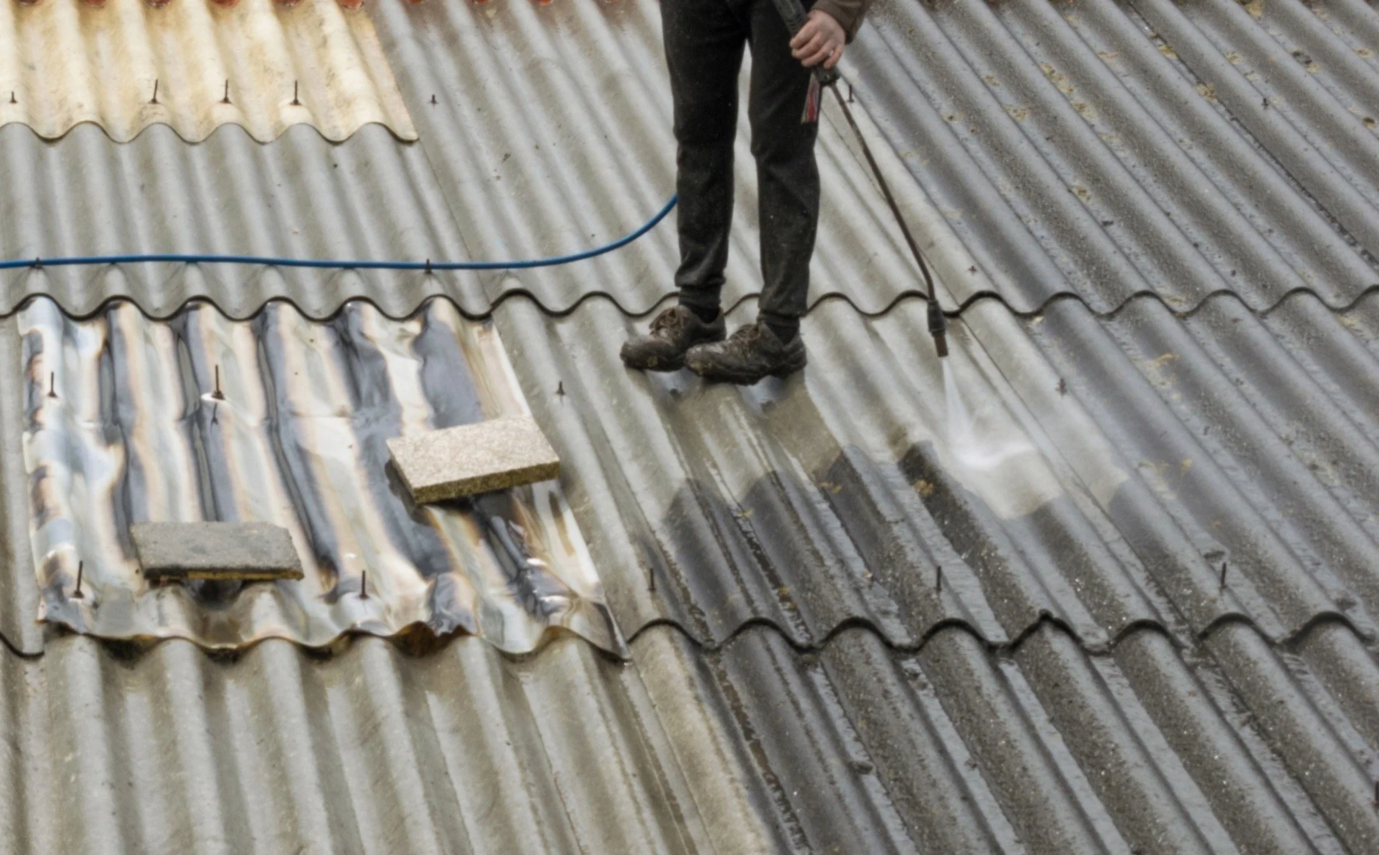 Should I power wash my roof?