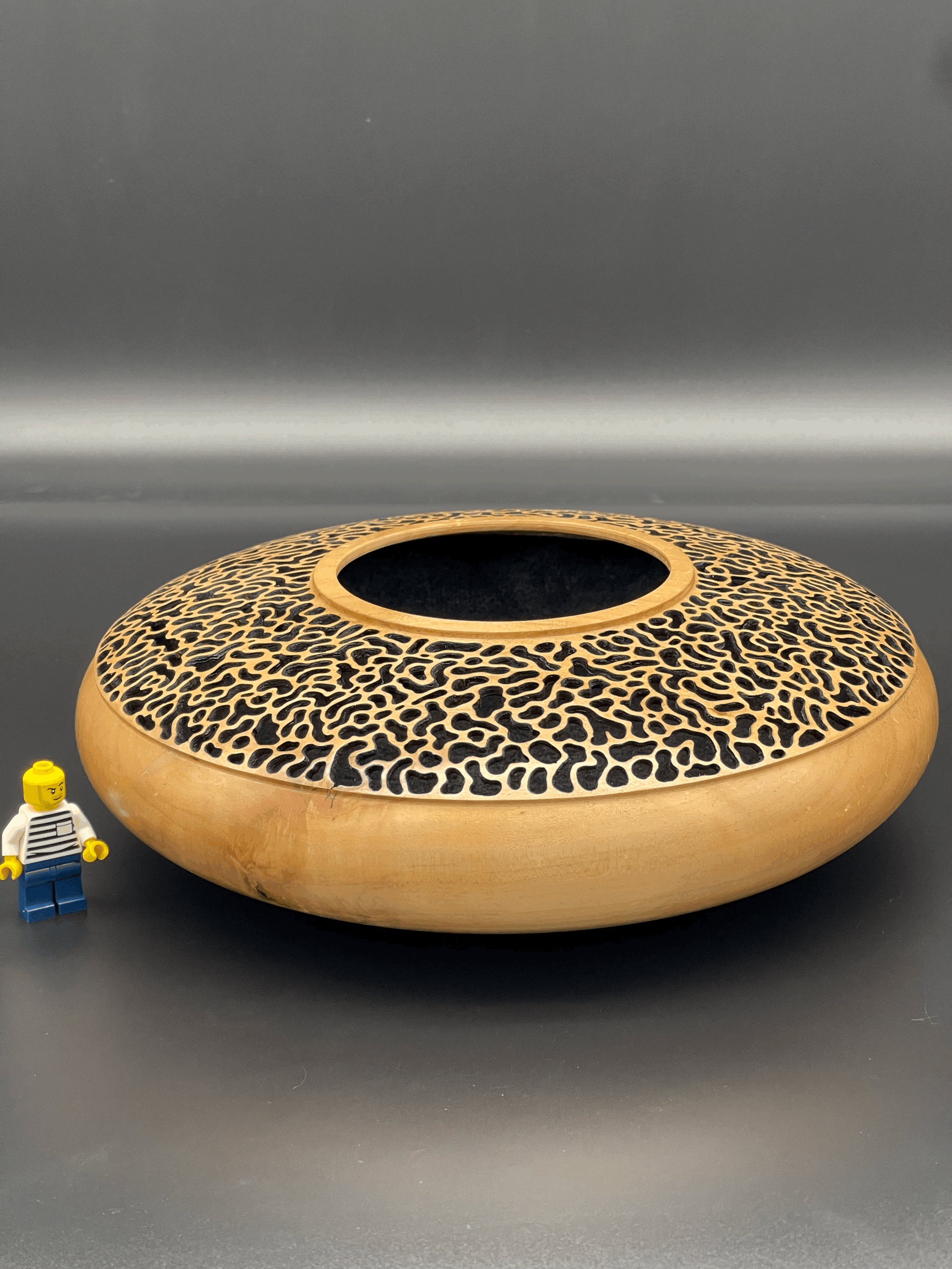 Silver Leaf Maple Pierced Hollow Vessel