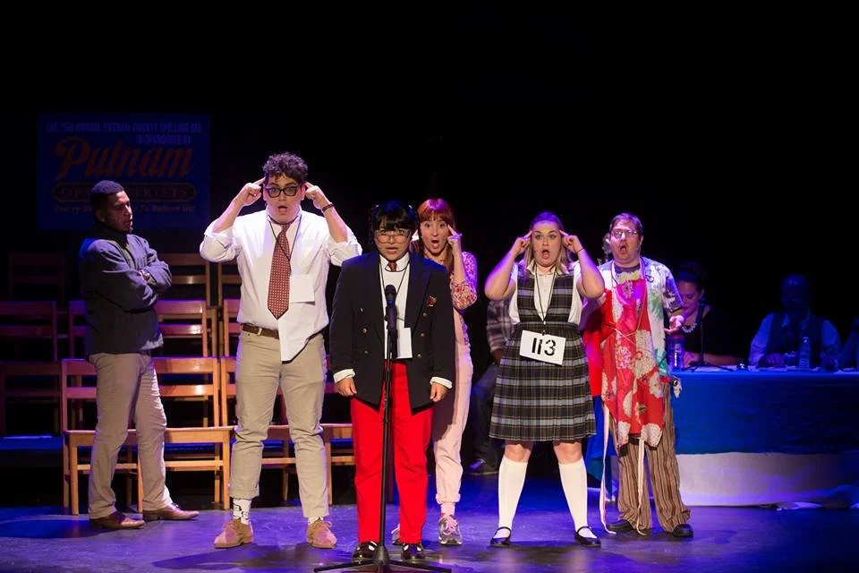 evie as logainne in spelling bee.jpg