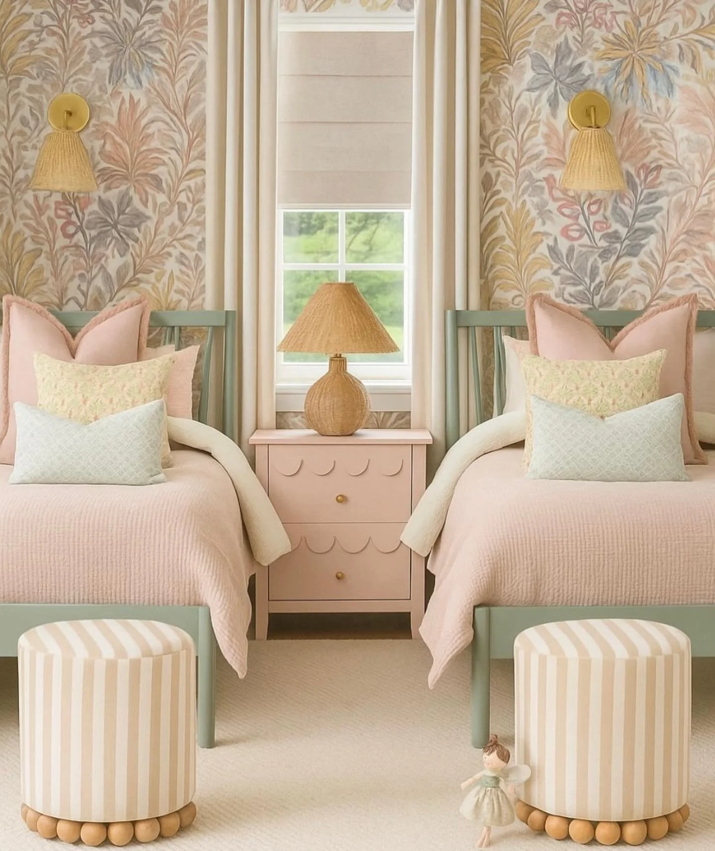 Girls bedroom inspiration 🌸
Soft pastels, layered textures, and the sweetest details create a space that feels both playful and timeless.

Message us to bring your vision to life 🤍#PureAestheticsDesign #TimelessDesign #ModernLiving