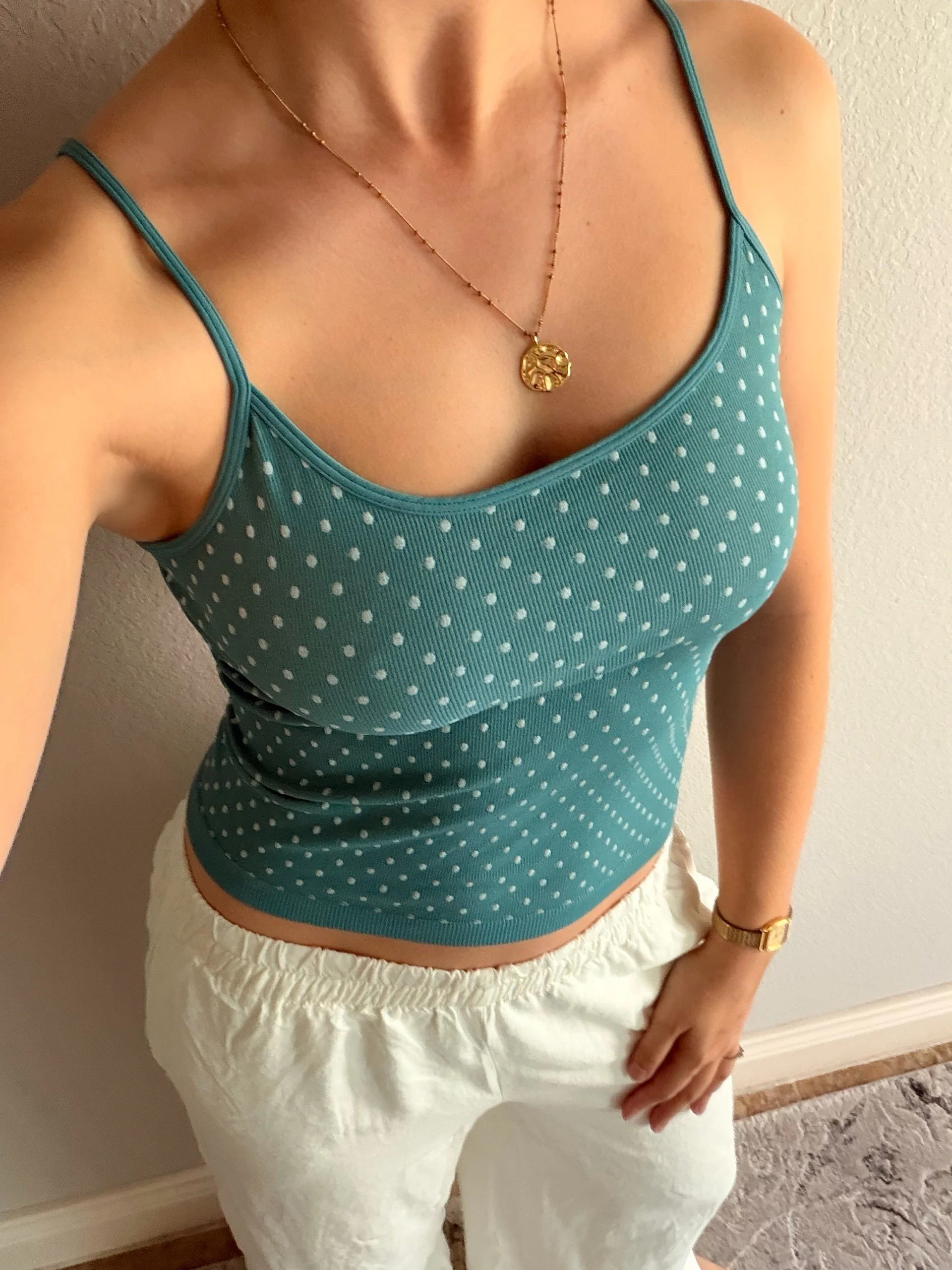 Saltwater Polka Dot Cami