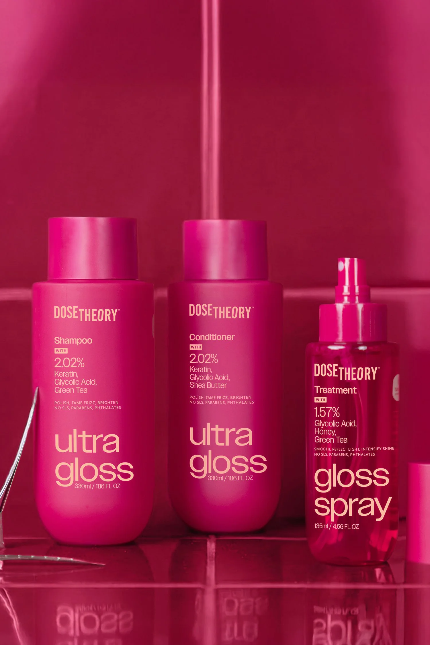 Extreme close up of golden keratin droplets