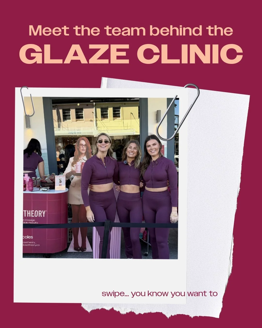 We had the best time ever meeting you all last Friday at @harrysbondi 😍!! Comment below where you think we should get glazed next&hellip; 👀

#dosetheory #letsgetglazed #popupevent #glazeclinic #sydney