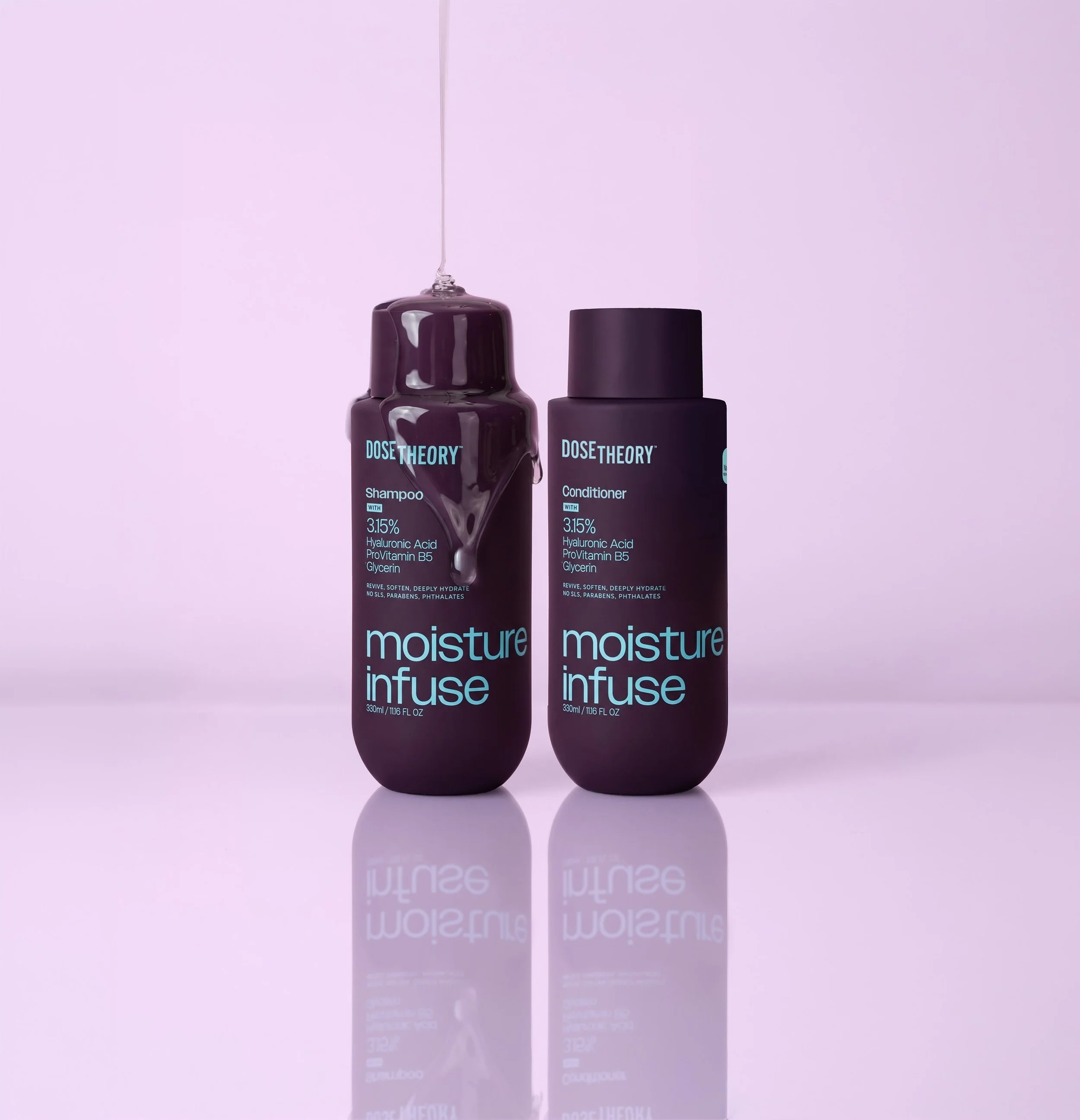 When your routine evolves, your shelf should too 💅🏼 Re-introducing Moisture Infuse 💧The same high-dose hydrating formula you love, dressed up the DoseTheory way 😍 Find yours at @colessupermarkets today! 

#dosetheory #highdosehair #haircare #nopi