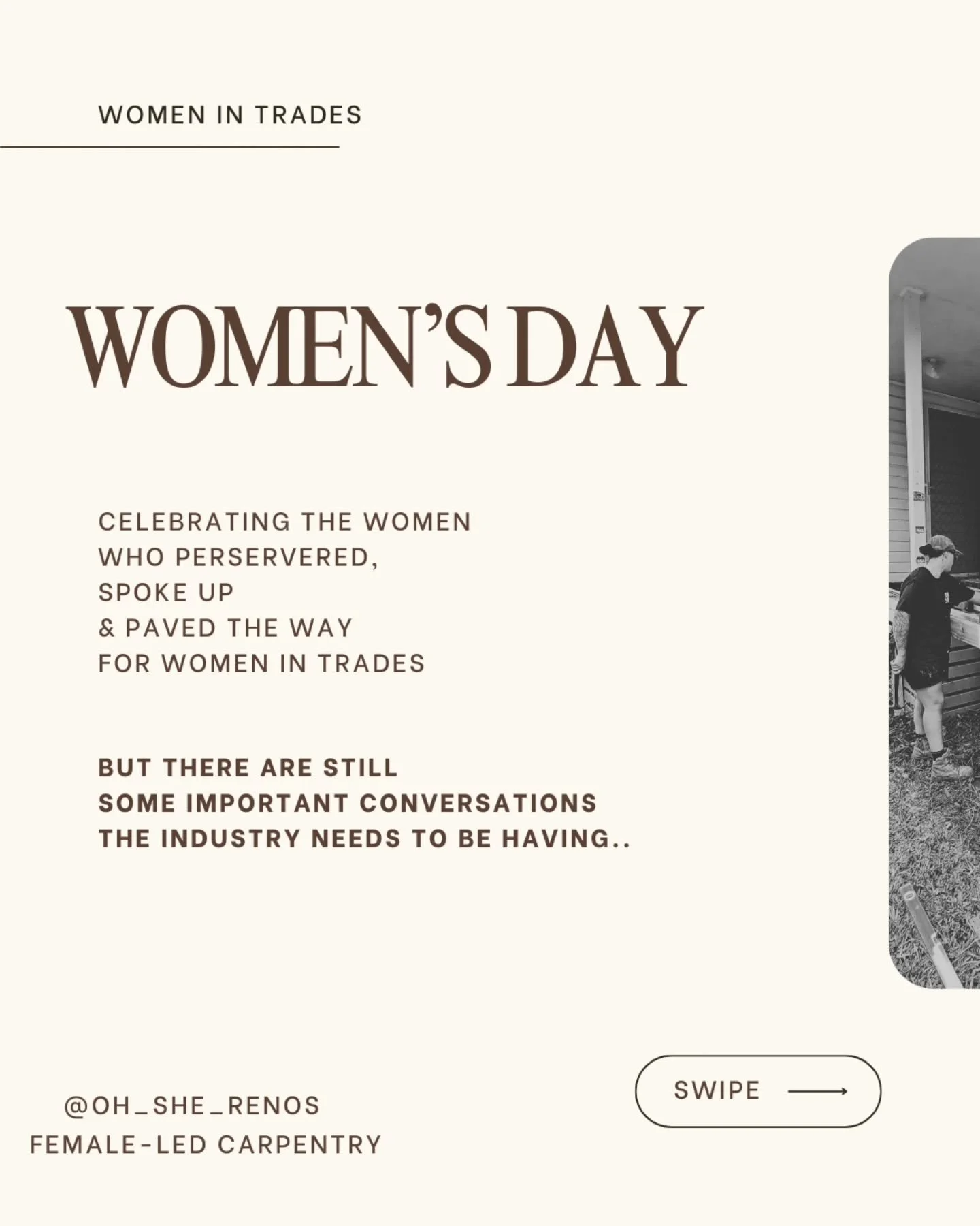 More Women are entering the construction industry than ever before.

But increased visibility doesn&rsquo;t automatically mean the industry has solved the deeper problems.

One of the biggest issues we&rsquo;re seeing is the rise of what many women o