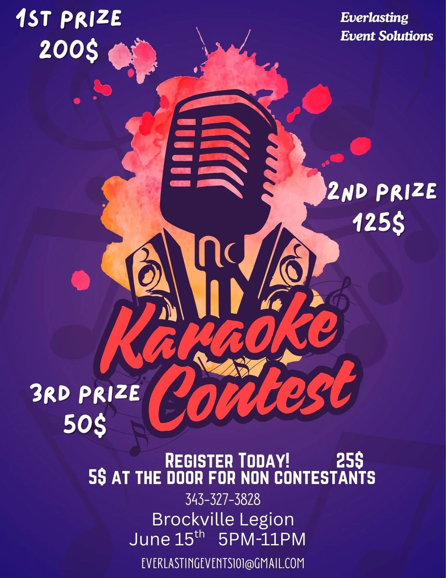 Karaoke Contest @ Brockville Legion
