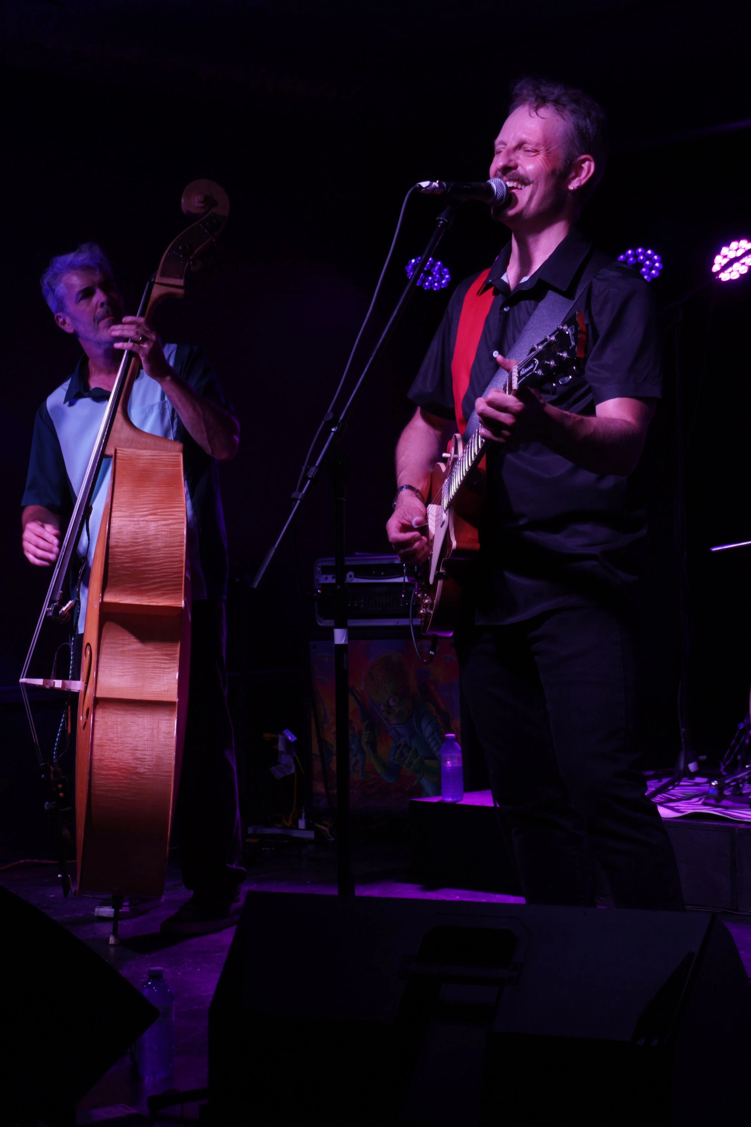 The allez cats live at red hot and blue rockabilly weekend in dowtown at Arts Hub Brockville Ontario 2024 
