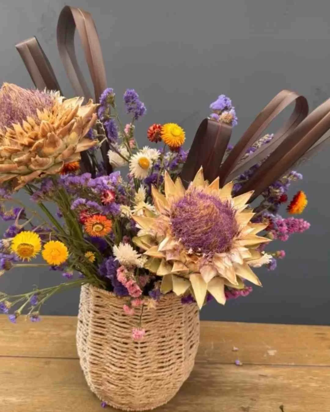 Architectural Dried Arrangement
