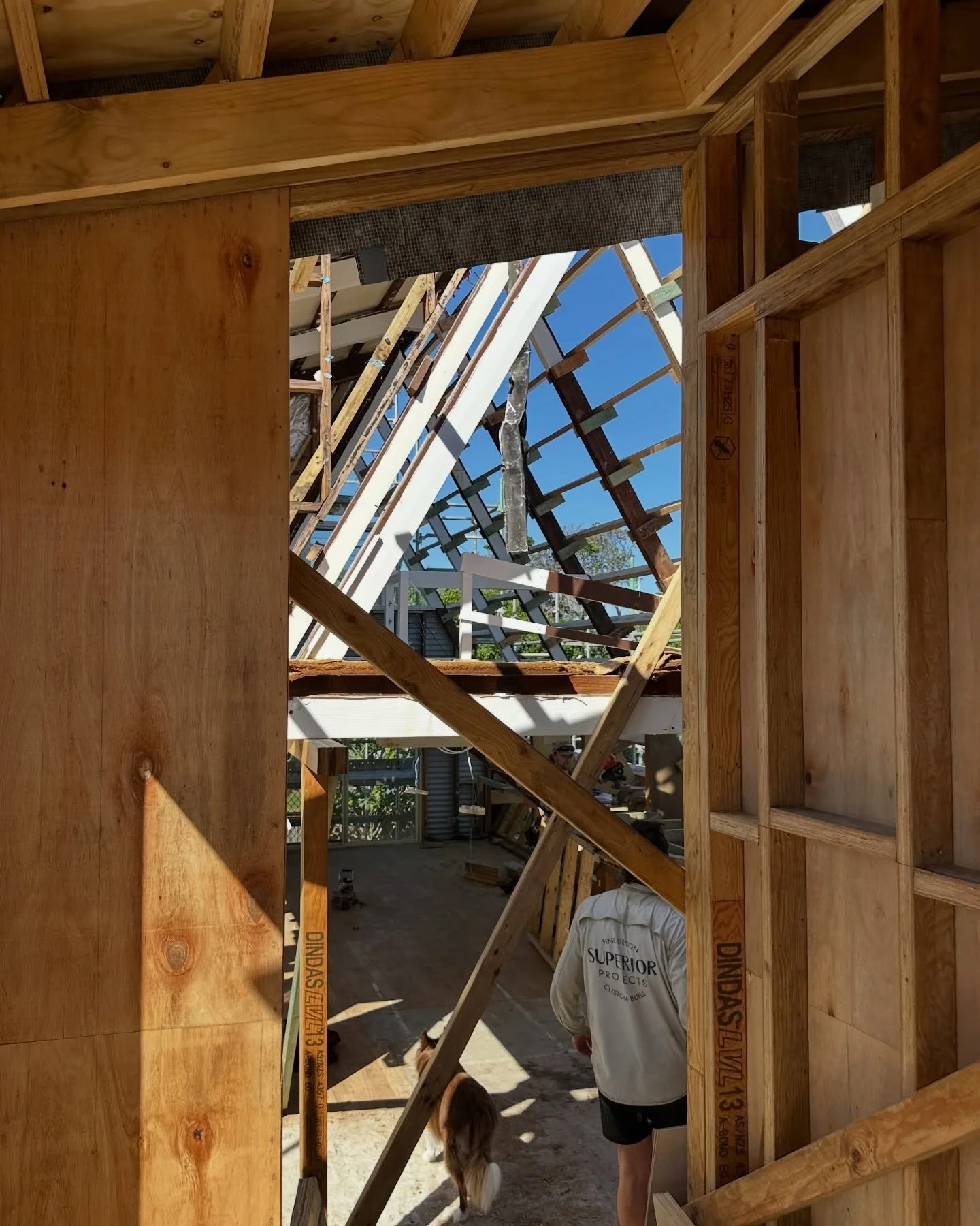 South Golden Beach | Site Update
The team has been hard at work constructing the new roof, designed to tie seamlessly into the existing structure. We&rsquo;re also giving the home a major upgrade by wrapping the entire building and roof with @proclim