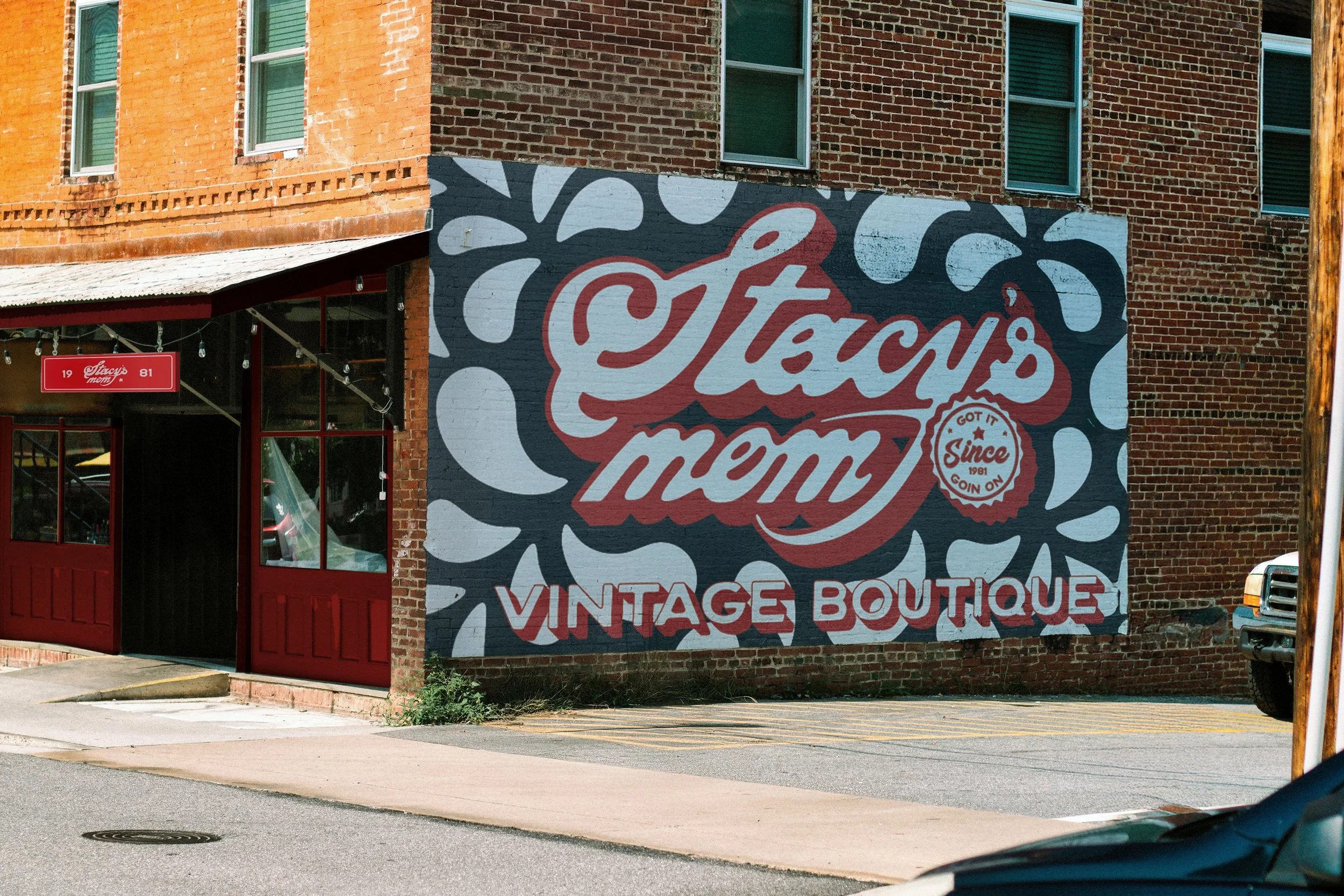 Stacy's Mom wall mural