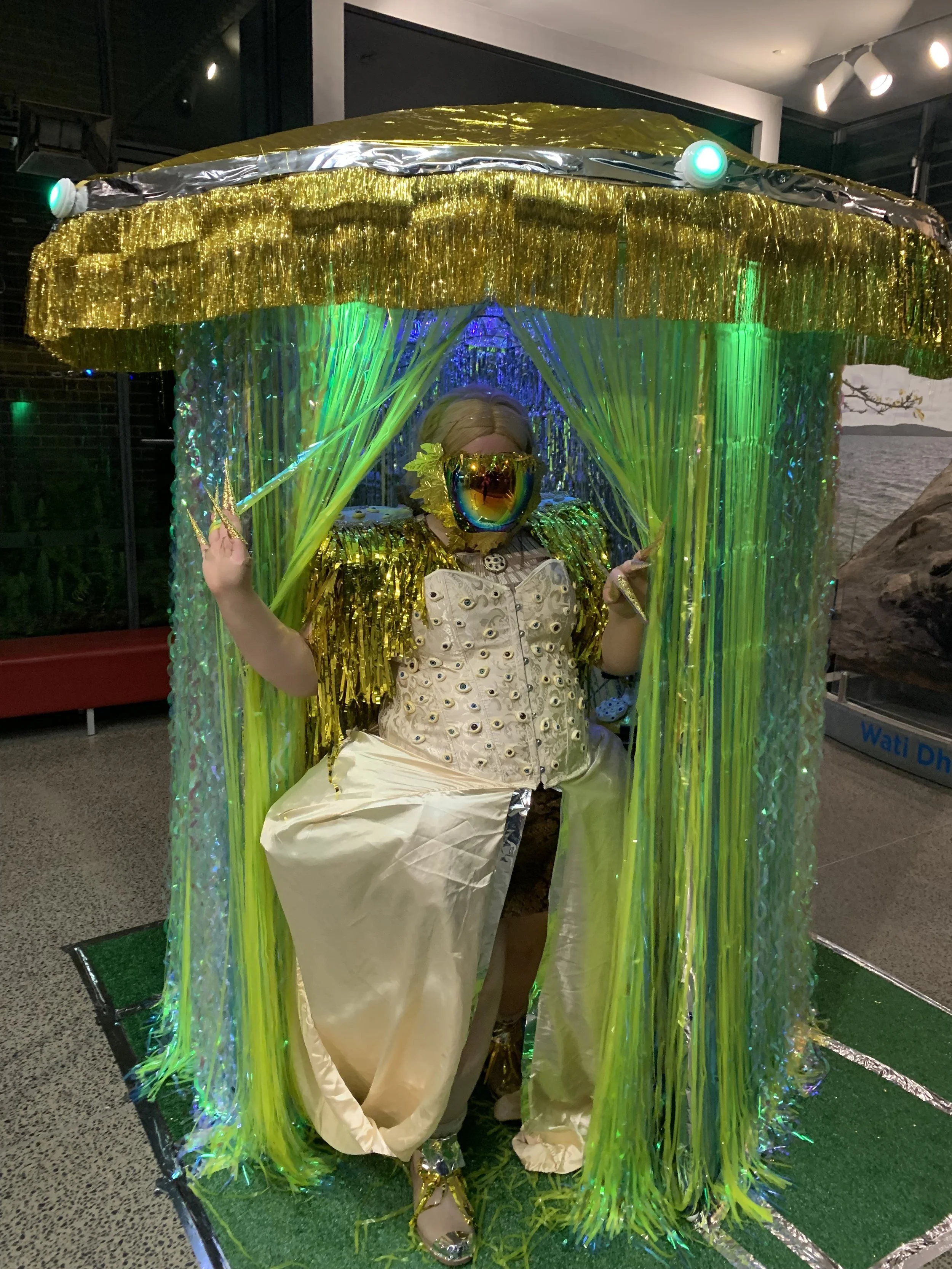 'Your call has been connected' 2025
Interactive installation and performance art for New Annual SURGE at Newcastle Museum. 
Photo: Brydie Piaf