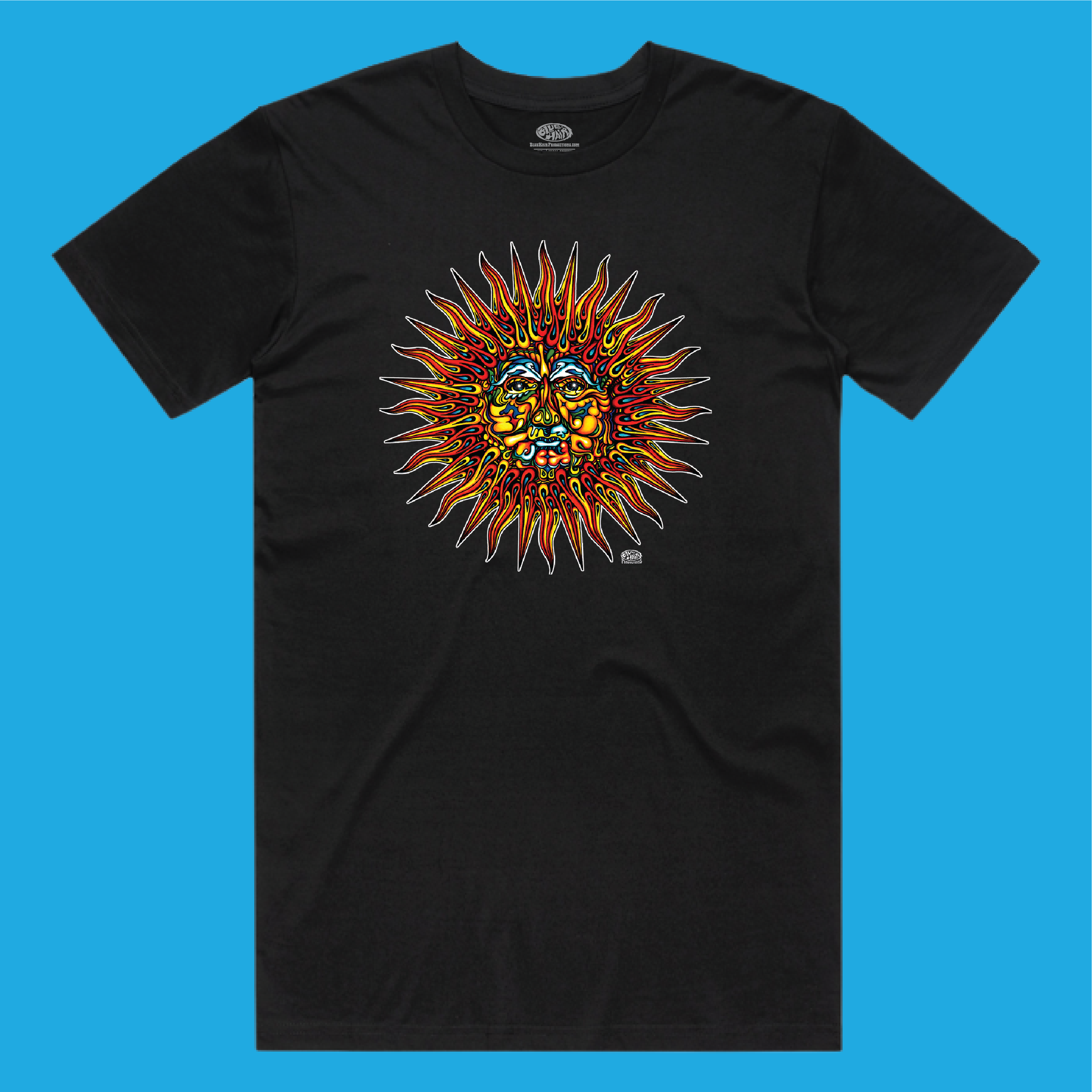 Psychedelic Cosmic Sun Burst T-Shirt