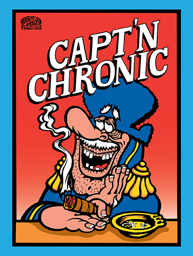 Capt'n Chronic Sticker