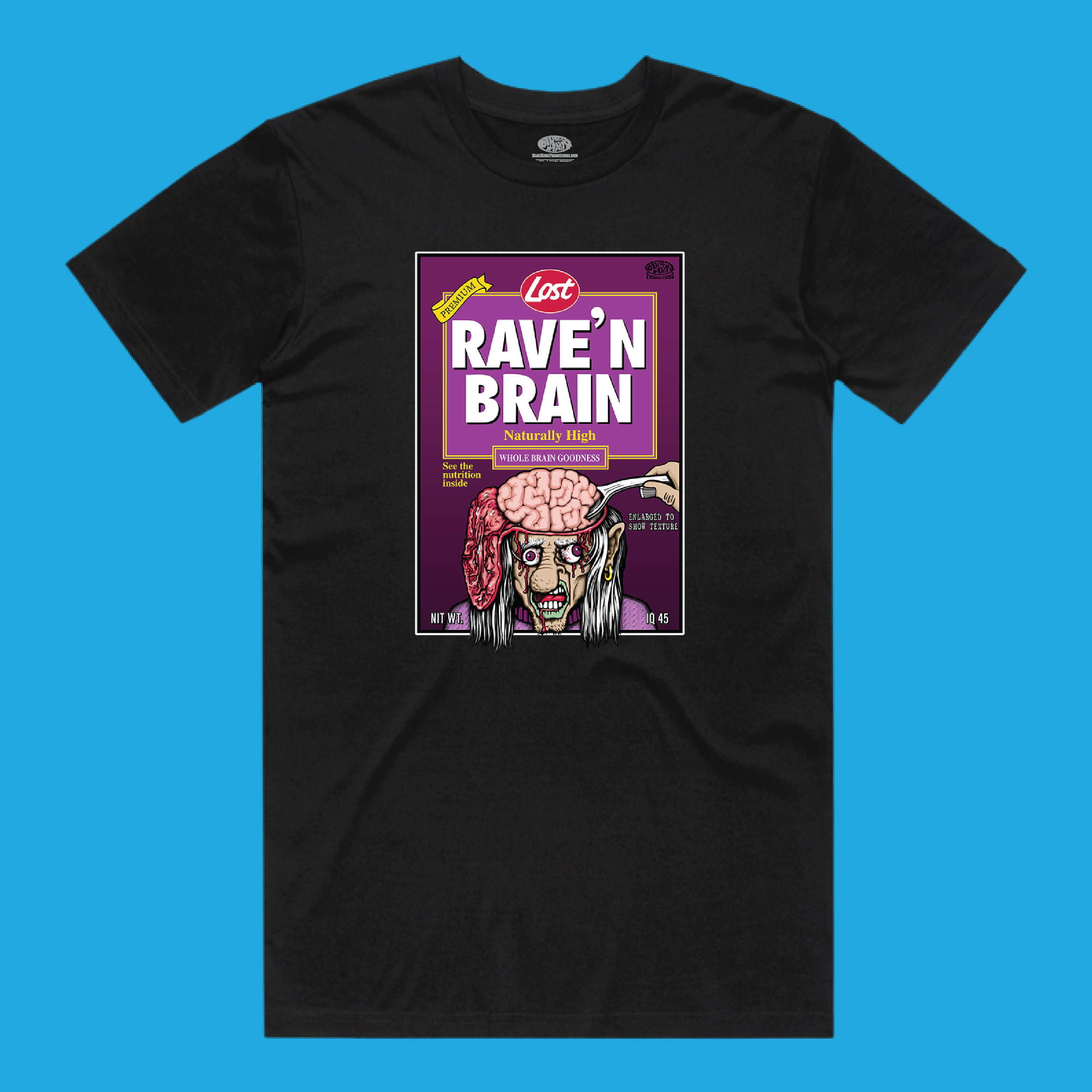 Rave'n Brain / Product Parody T-Shirt