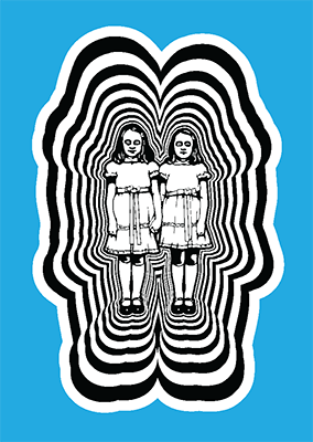 Hypno Evil Twins Sticker