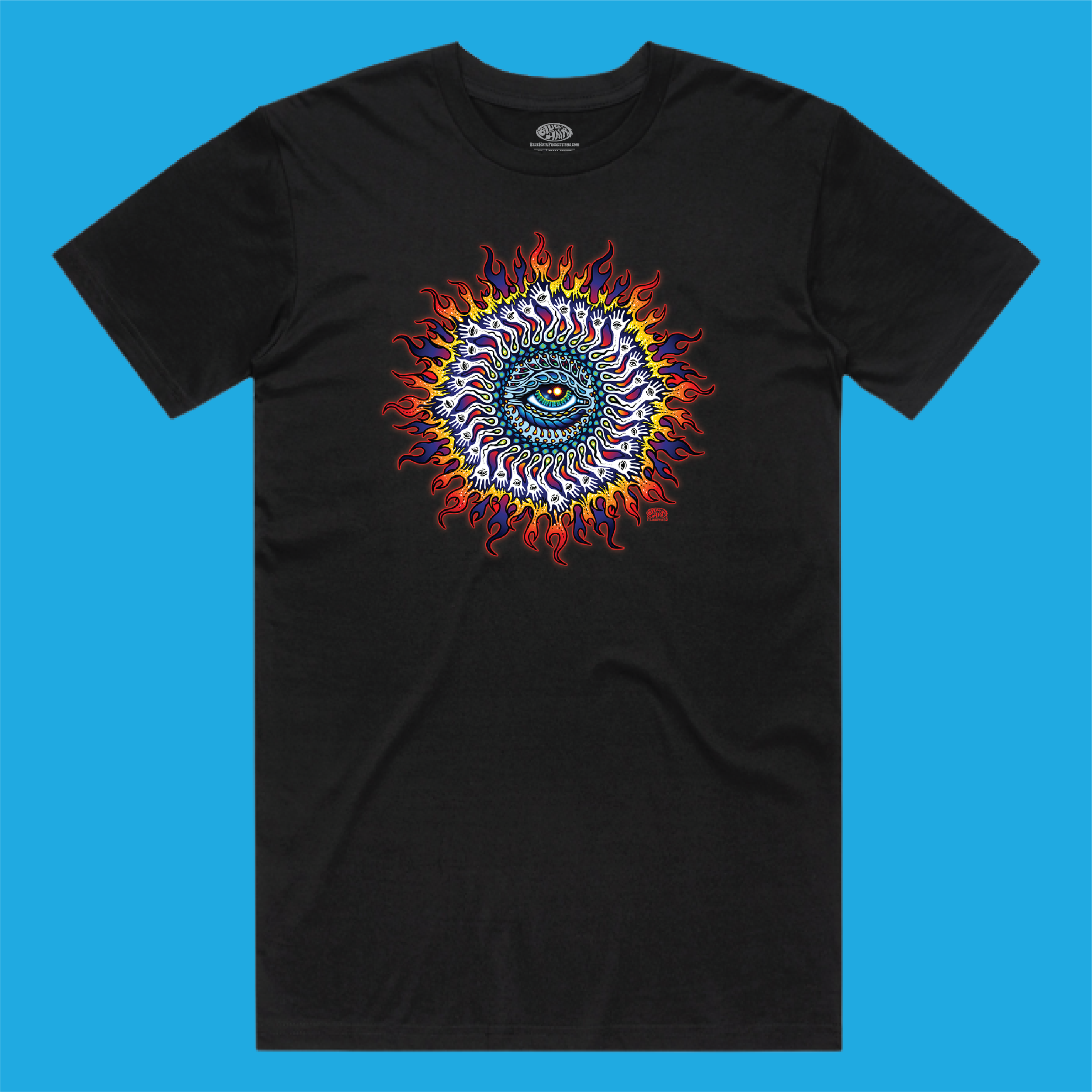 Psychedelic Eye Sun Mandala T-Shirt