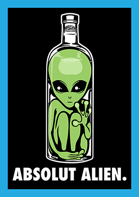 Absolute Alien Sticker