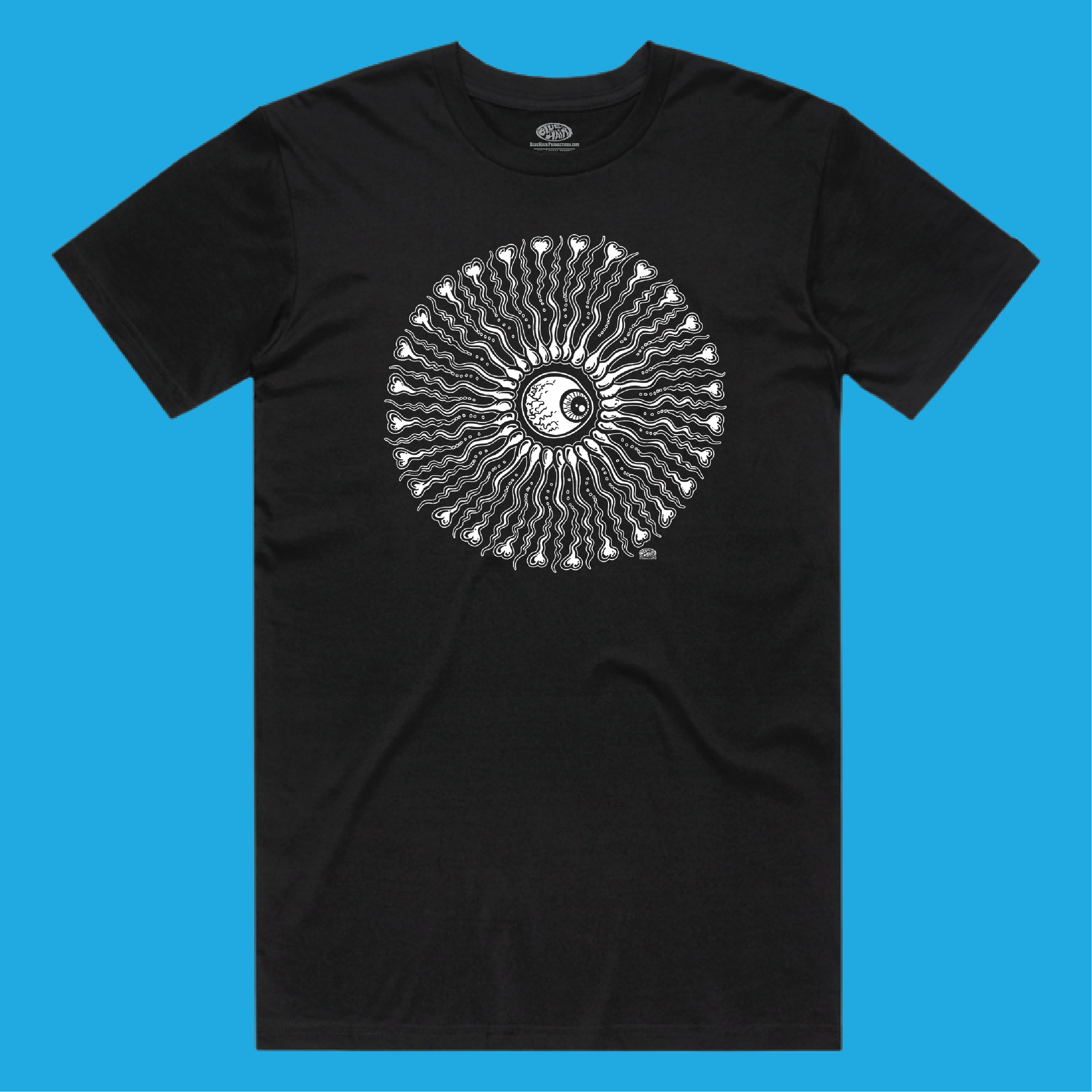 Psychedelic Eye Sun Sperm T-Shirt