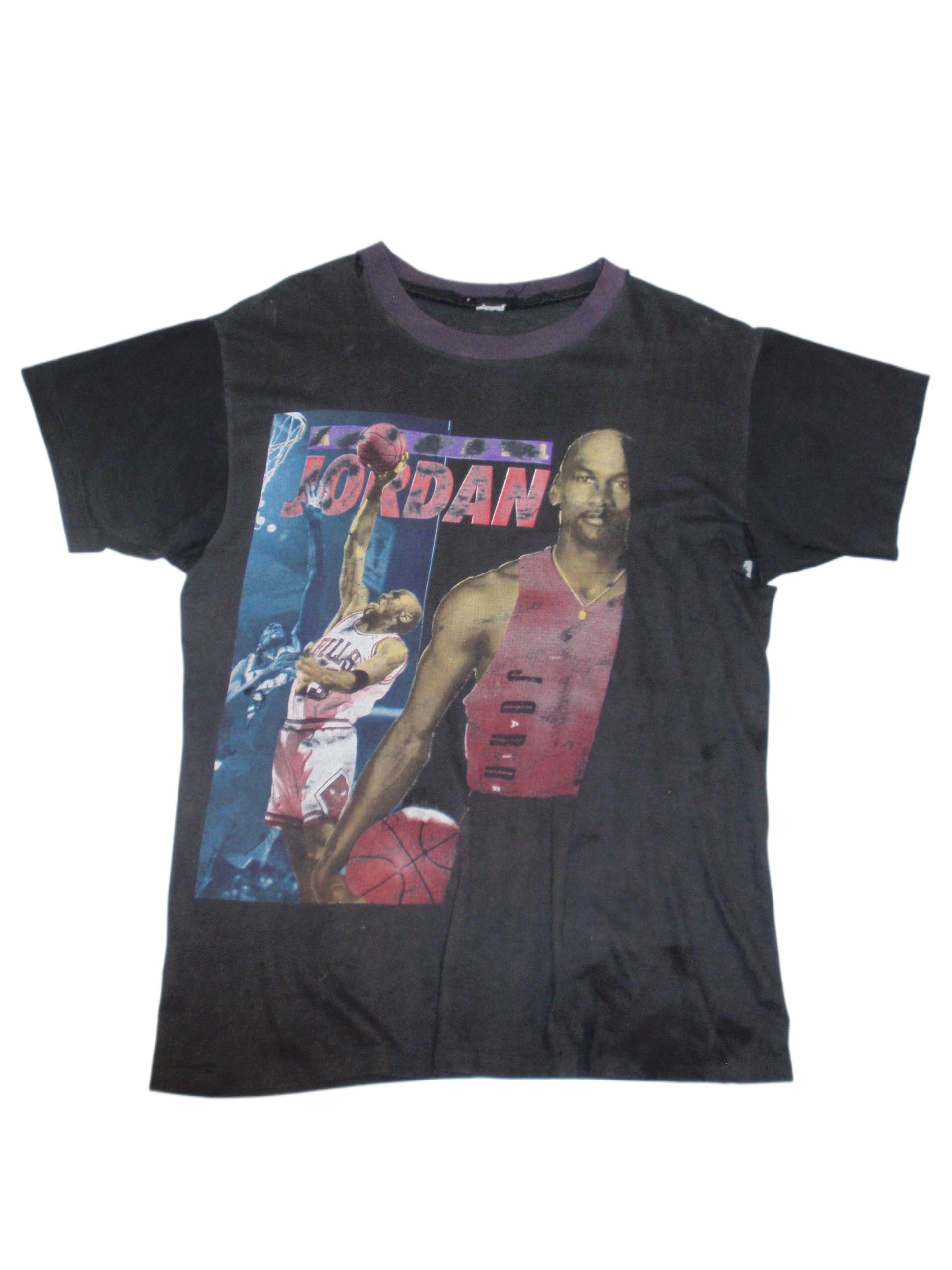 Michael Jordan Vintage 1990s Rap Tee Distressed