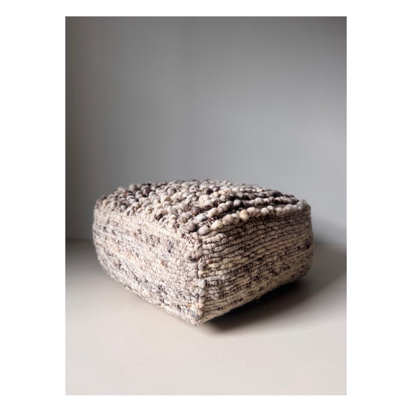 New in!

Hello everyone, I&rsquo;m delighted to share a first look at our new handwoven wool poufs from northern Portugal. Each piece is made by master weaver F&aacute;tima, woven entirely by hand on her loom using a technique she has mastered over t