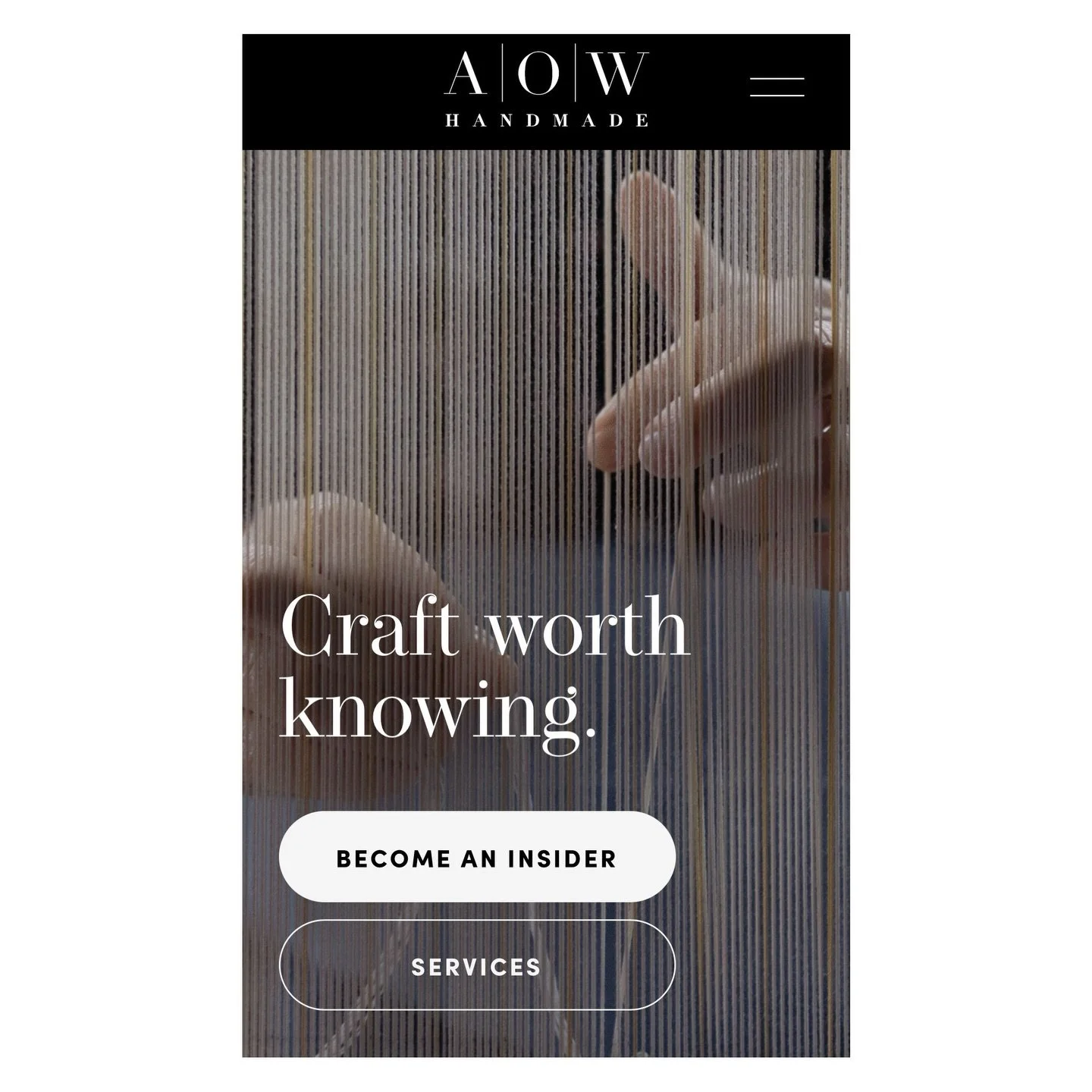 Hello everyone,

I&rsquo;m excited to share that my new website is live (www.aowhandmade.com)! 

It&rsquo;s filled with info about my membership, benefits, and a new page highlighting my craft-focused travel experiences&mdash;perfect for buyers and/o