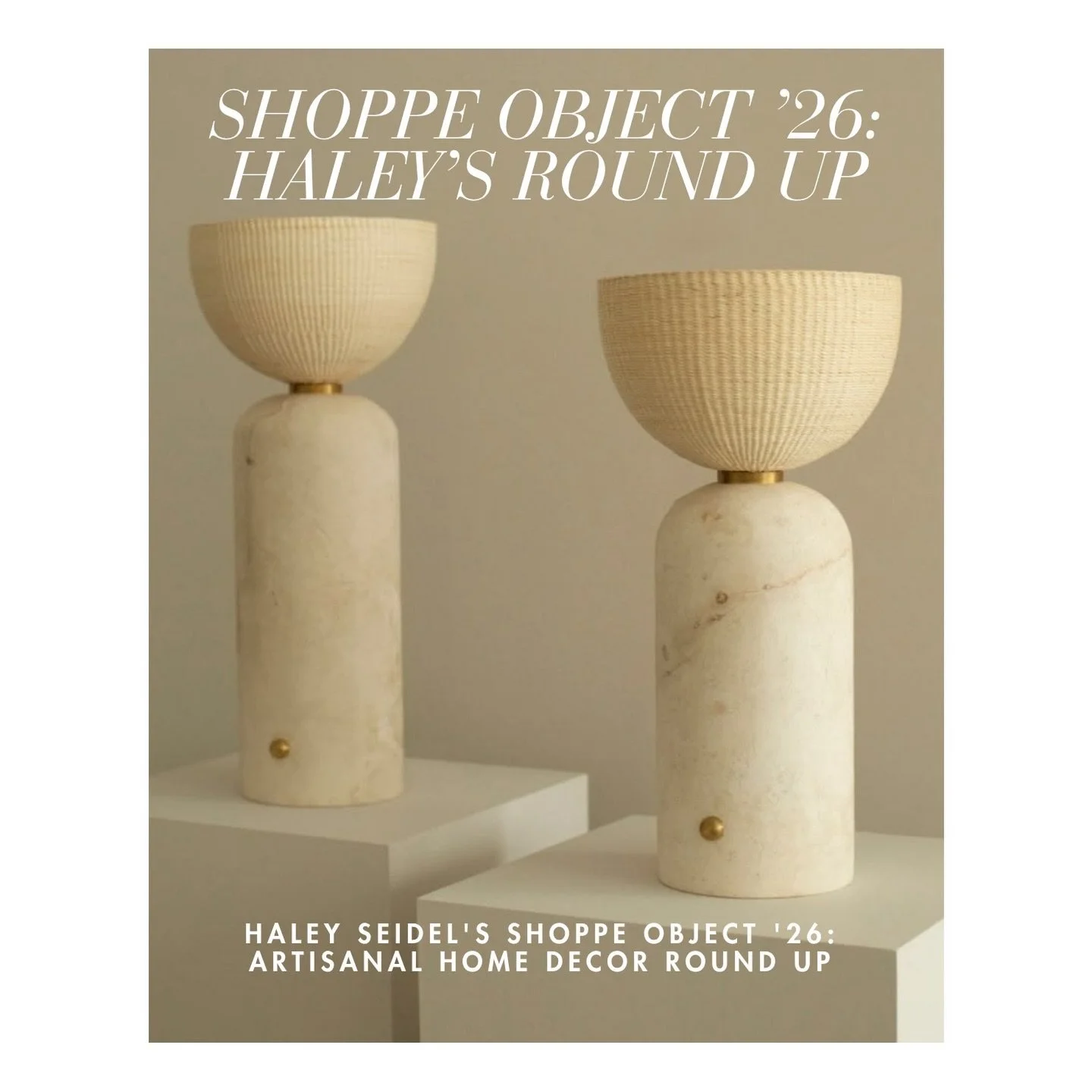 One of the best parts of working in this field? The people you meet&mdash;artisans, entrepreneurs, consultants&hellip; and amazing creatives like @haleysei . 

Haley, a talented product designer who spent years at The Citizenry and now works as a fre