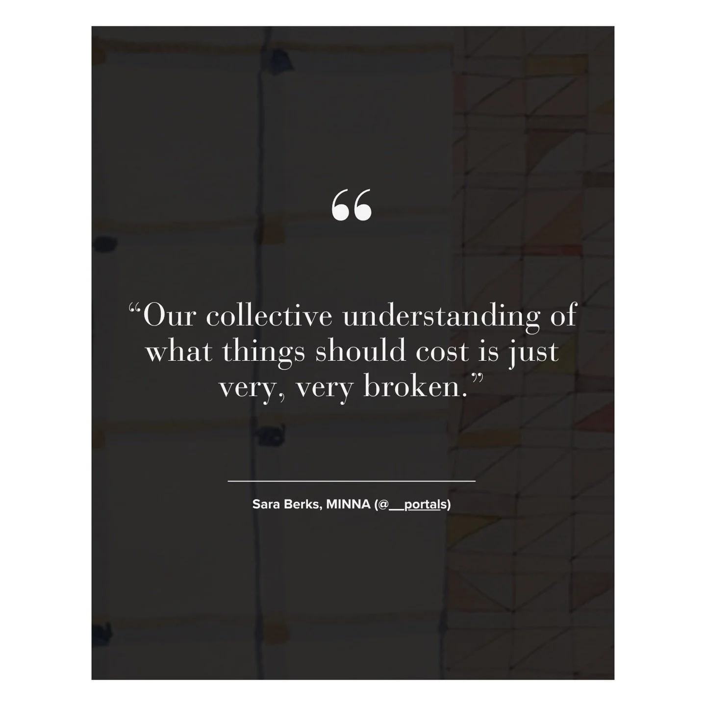 Sara Berks of @__portals reflects on 12 years of building her artisan brand called MINNA&mdash;what worked, what didn&rsquo;t, and what she would have done differently. Plus, her insights into the artisan sector. Sara shared many valuable business in