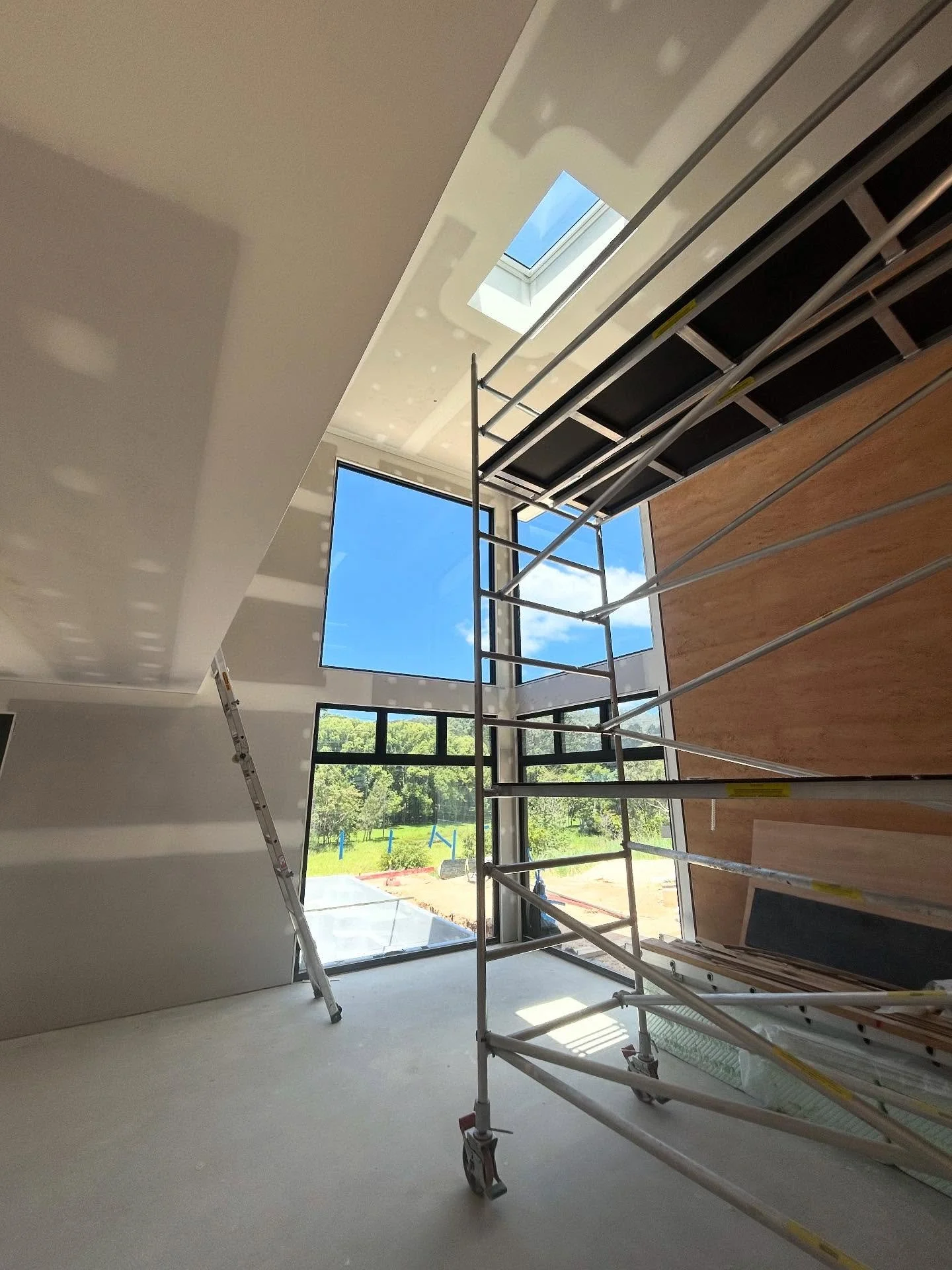 Natural light abounds with very zen views overlooking the valley.