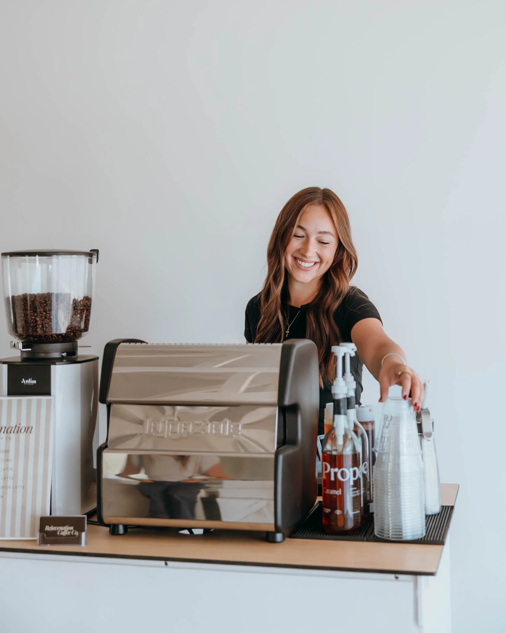 Barista serving an event in Scottsdale Arizona