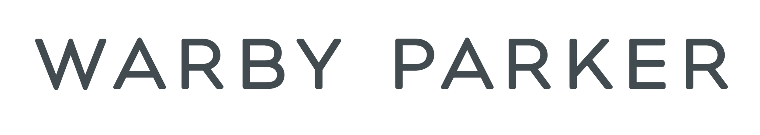 Warby Parker Logo indicating an event we did for this brand.