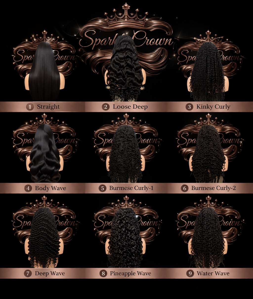 Luxe Transparent Lace Wig (13×4) - Natural Black | 180/210/250 Full Density