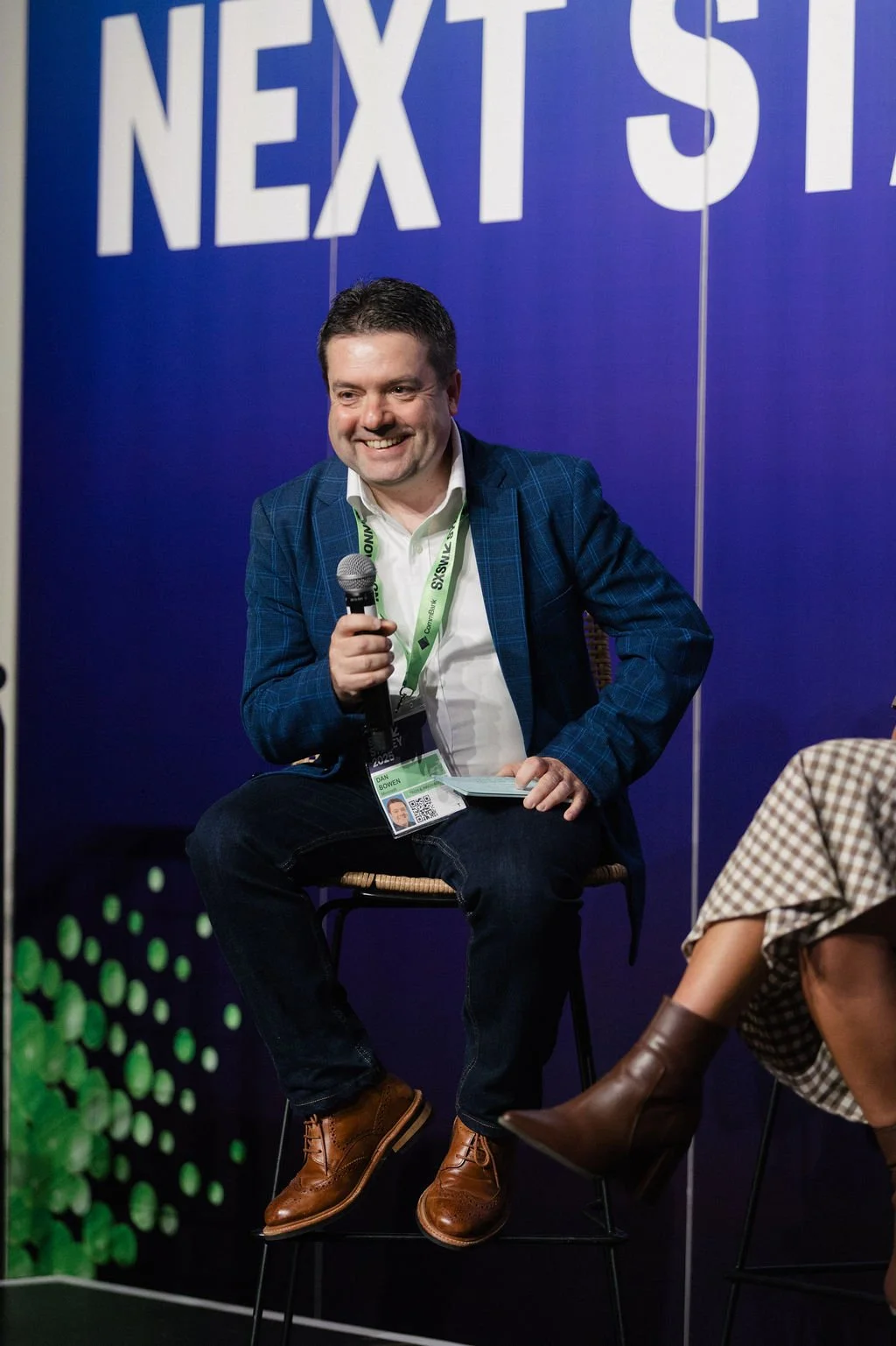 Dan Bowen from Microsoft speaking at the Impact Stage 2025