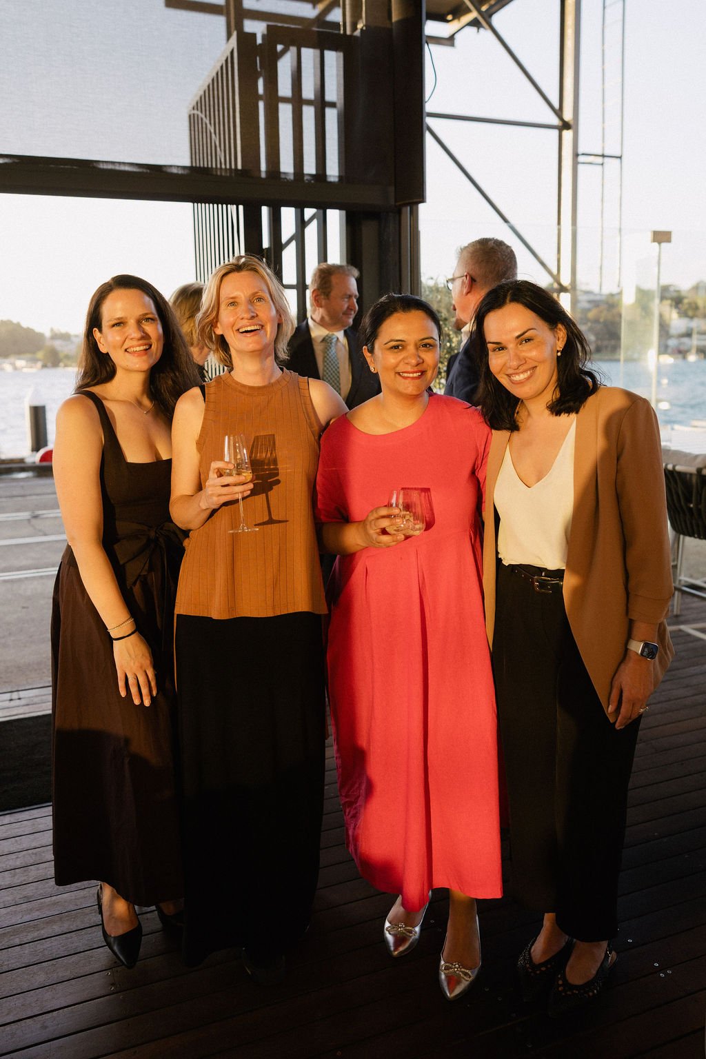 Pre dinner drinks at the 2025 Impact Stage VIP dinner presented by Charitabl.