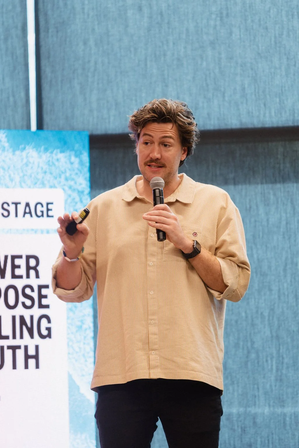 Logan Whitaker from Cotton On Foundation at The Impact Stage 2025