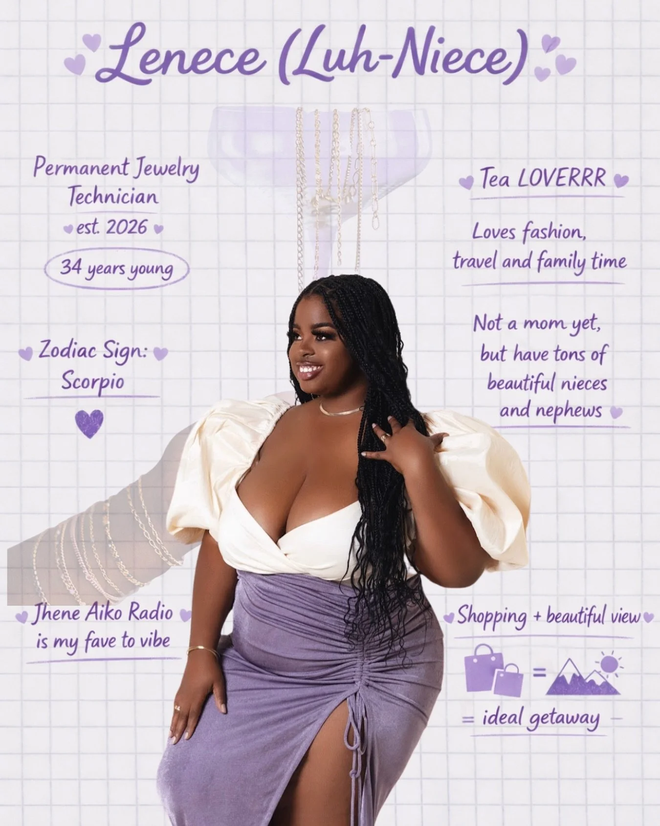 Hi, I&rsquo;m Brittany Lenece (Luh-Niece) ✨

I created Linked by Lenece from a genuine love of timeless style, meaningful details, and the belief that luxury should feel accessible, not intimidating.

For me, jewelry has always been more than an acce