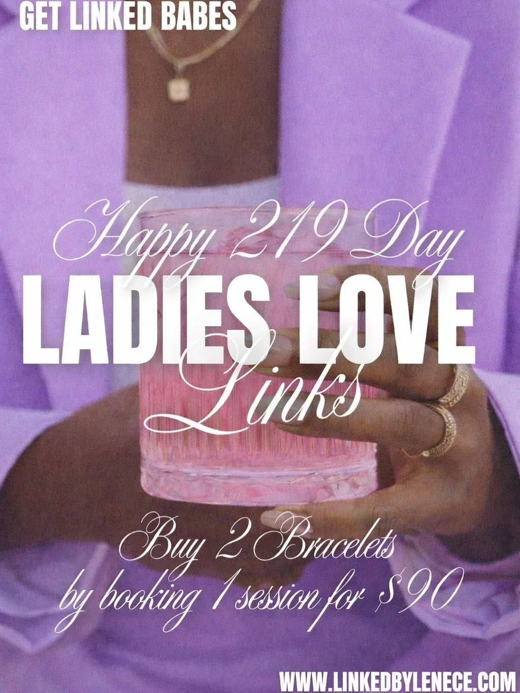 Happy 219 Day 🖤✨

Gary made me, so here&rsquo;s the special:
Buy 2 bracelets by booking 1 session for $90

Ends February 25 ✨
Inquiry + booking via link in bio.

#219Day #GaryIndiana #GetLinkedBabes #PermanentJewelry