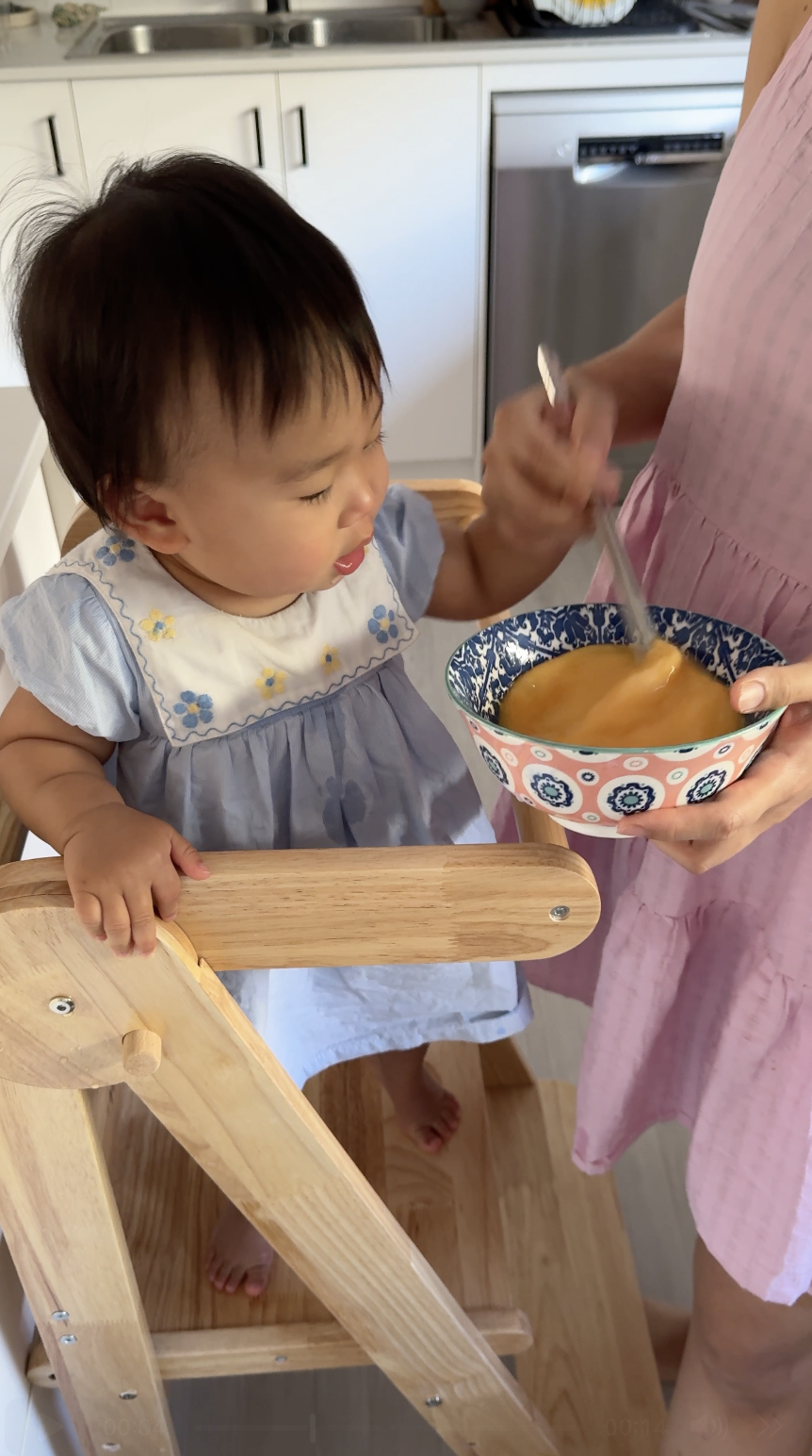 Whisking eggs
