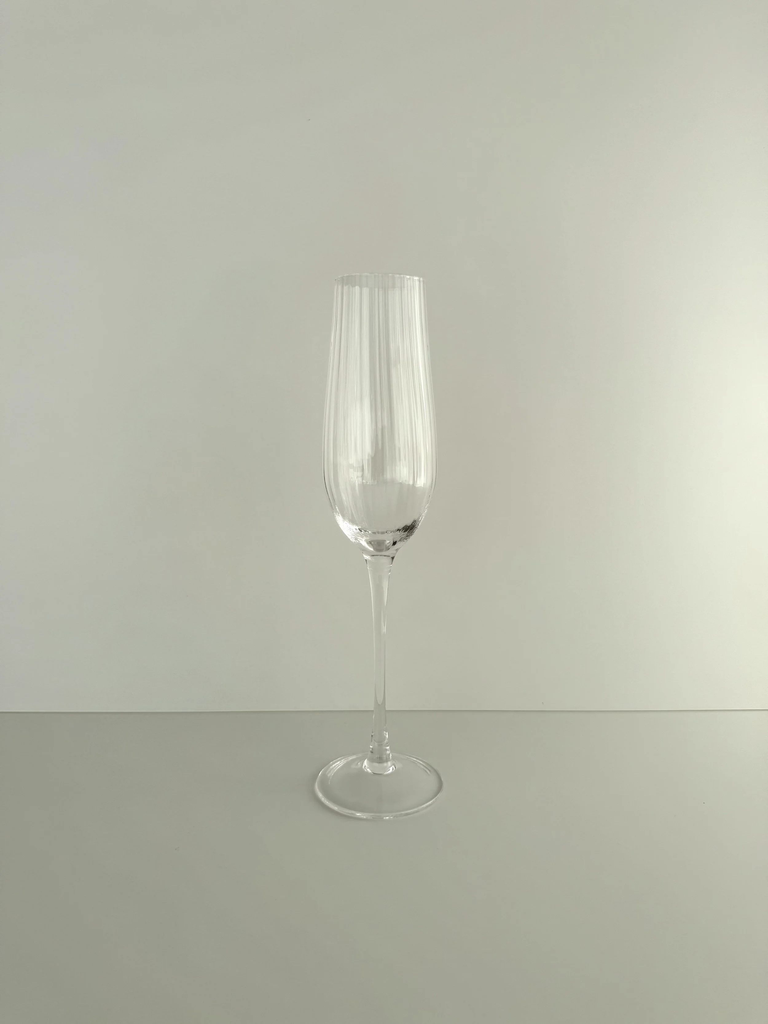Ribbed Champagne Flute