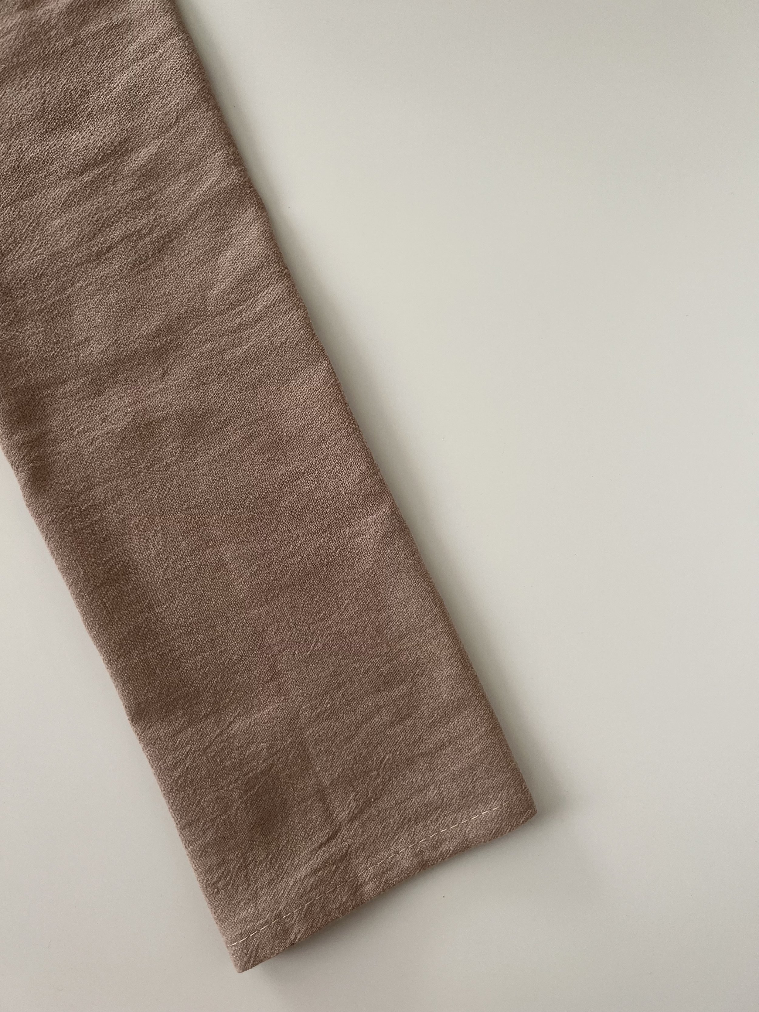 Hazelnut Cotton Linen Napkin