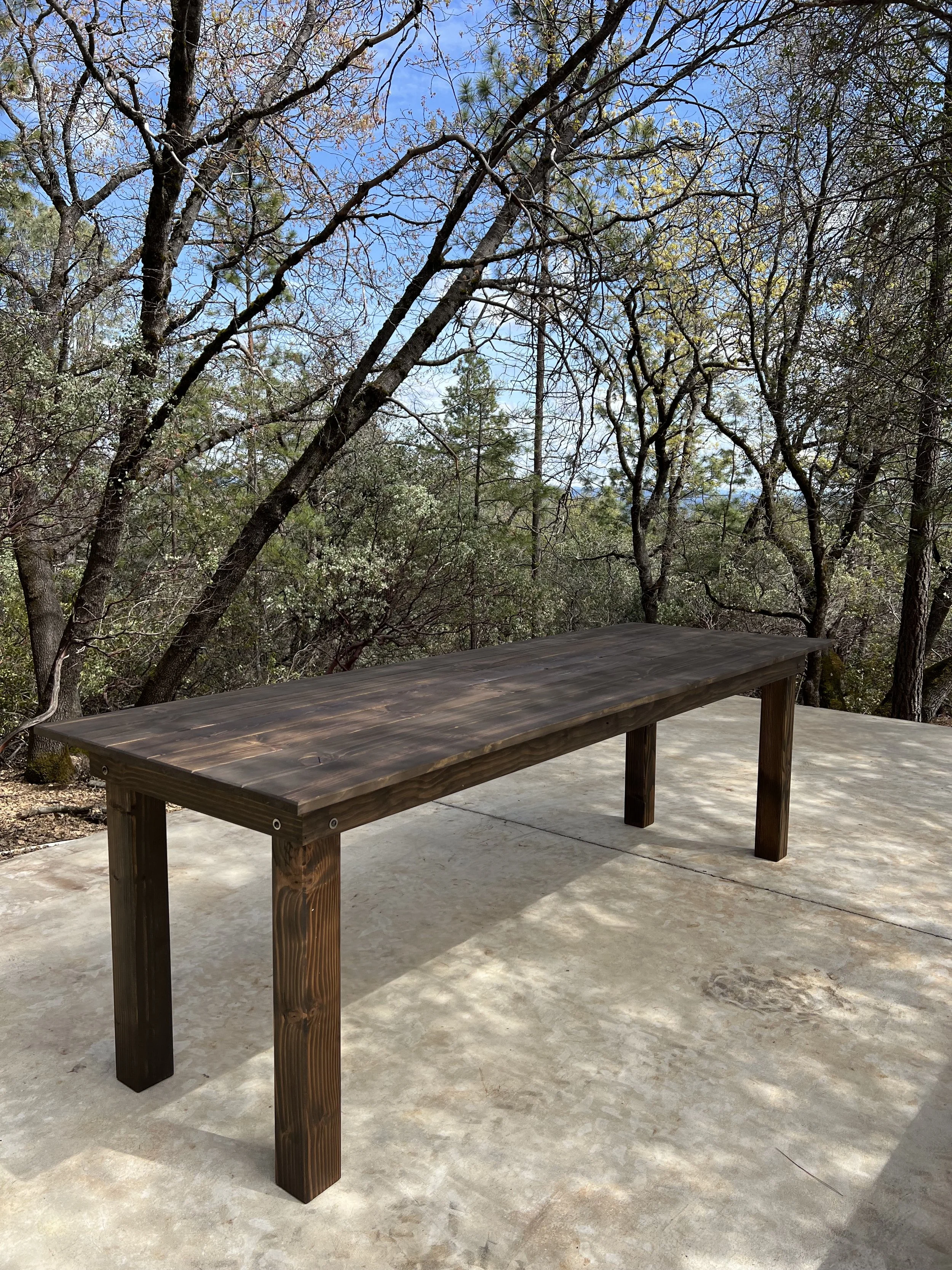 8ft Farm Table