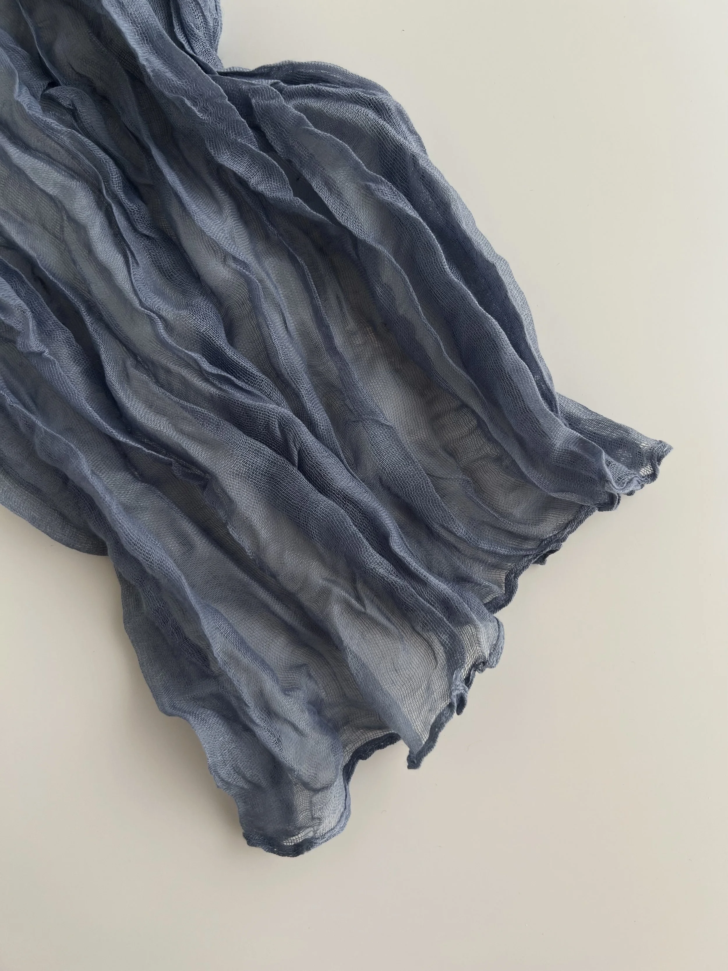 Dusty Blue Cheesecloth Napkin